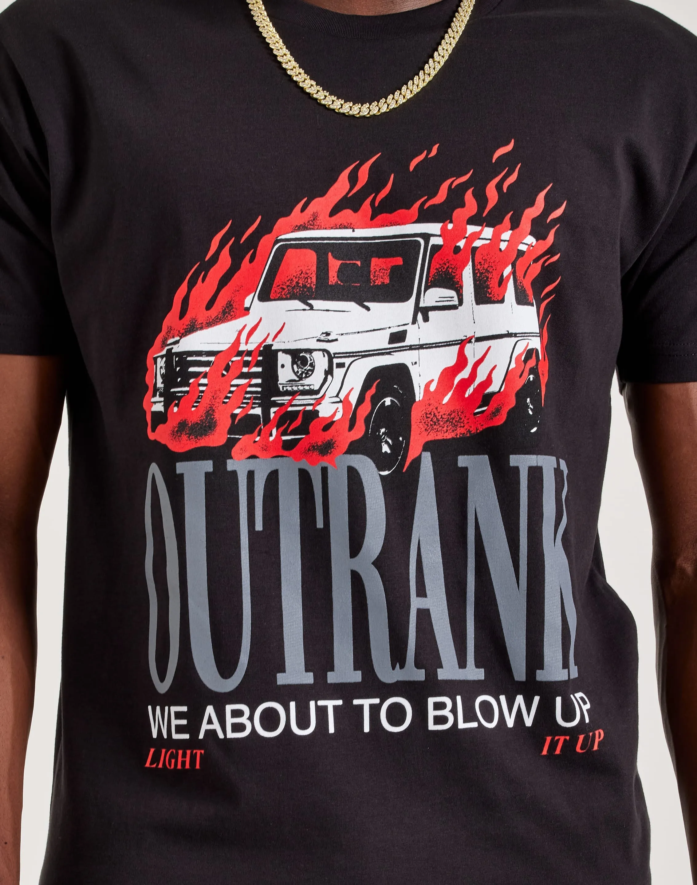 Outrank About To Blow Up Tee Wool Fit