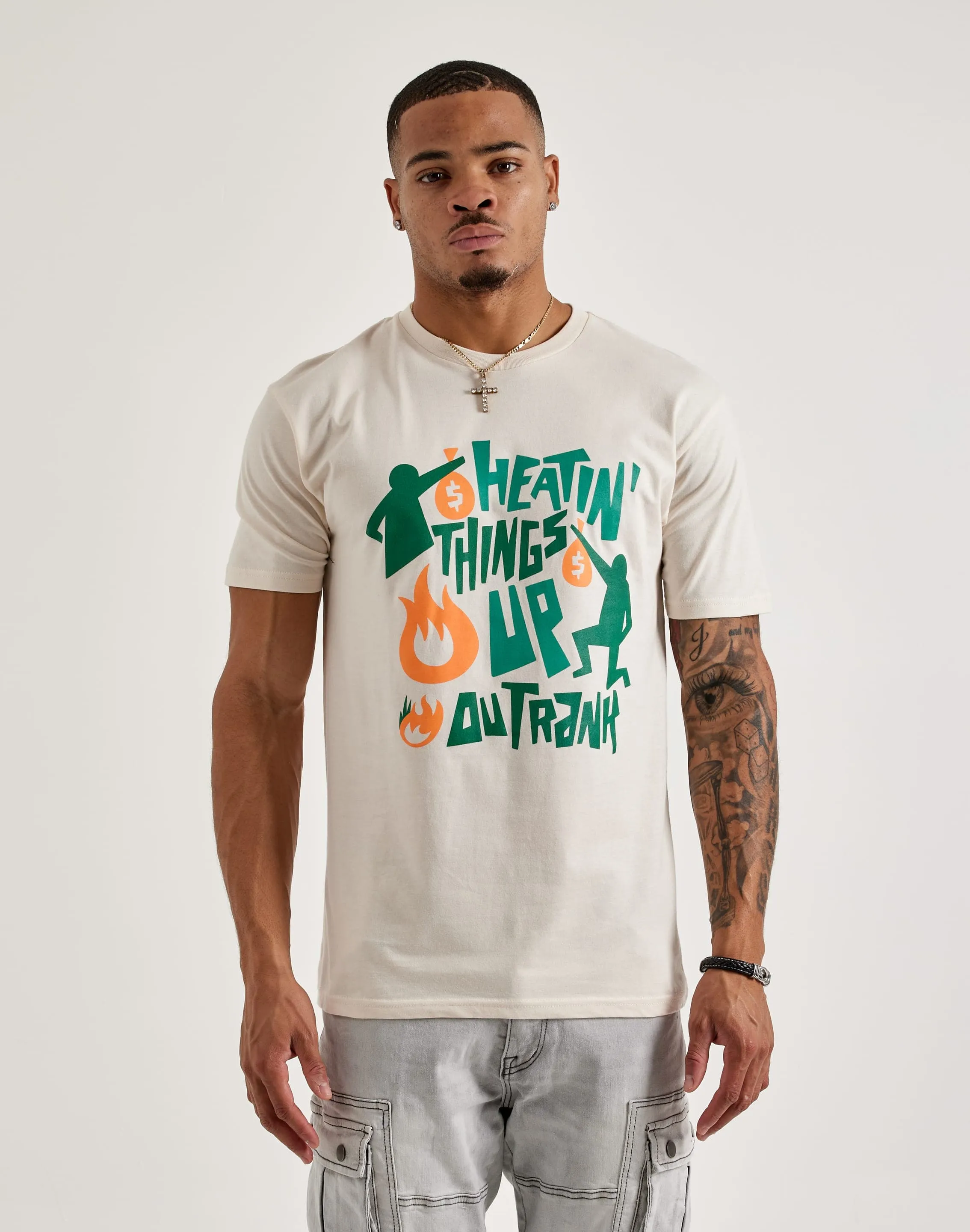 Outrank Heatin Things Up Tee QuickDryTech