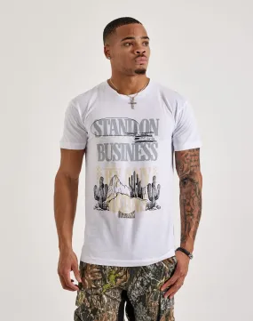 Smart Wear Outrank Stand On Business Tee