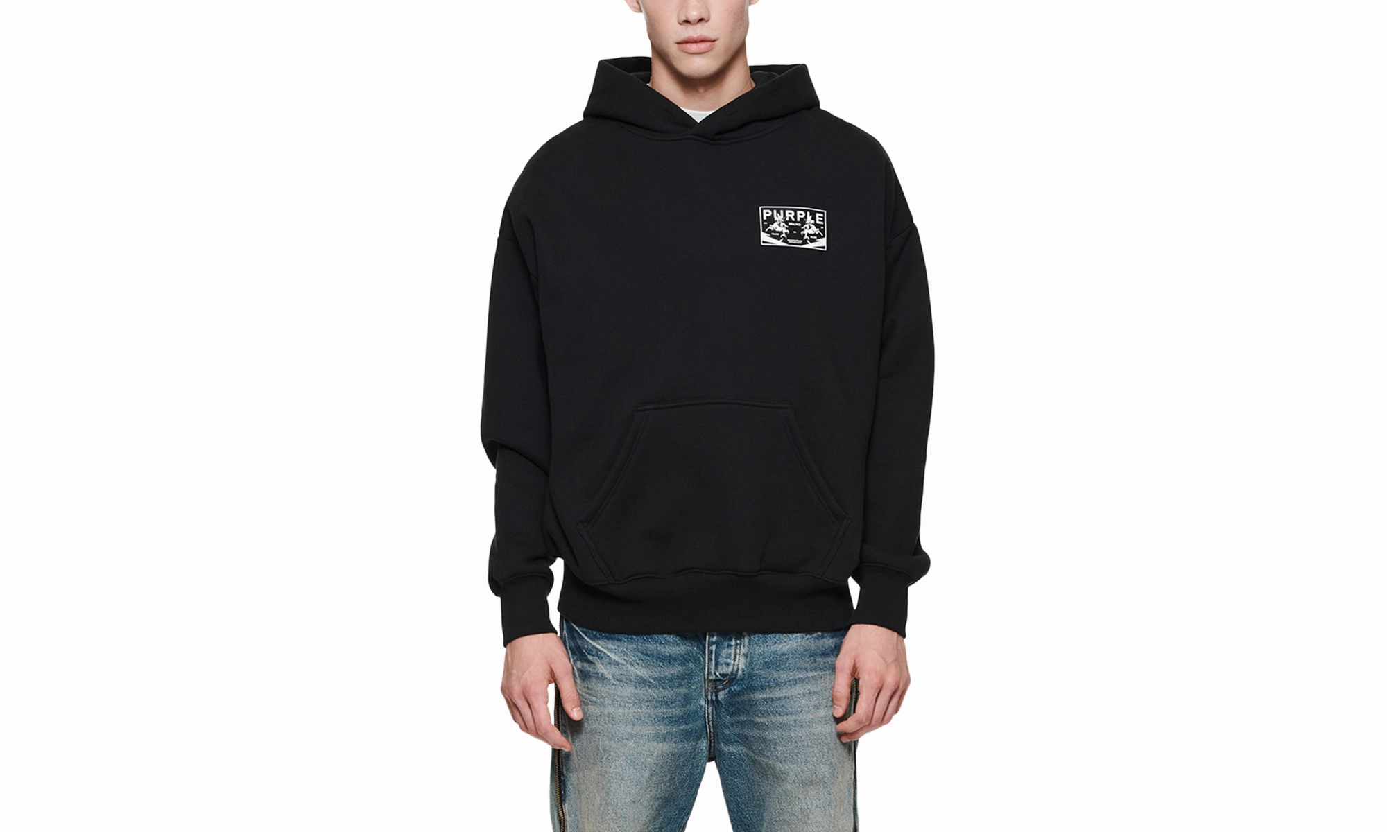 Oversized Bloom Hoodie 'Black' "Black"