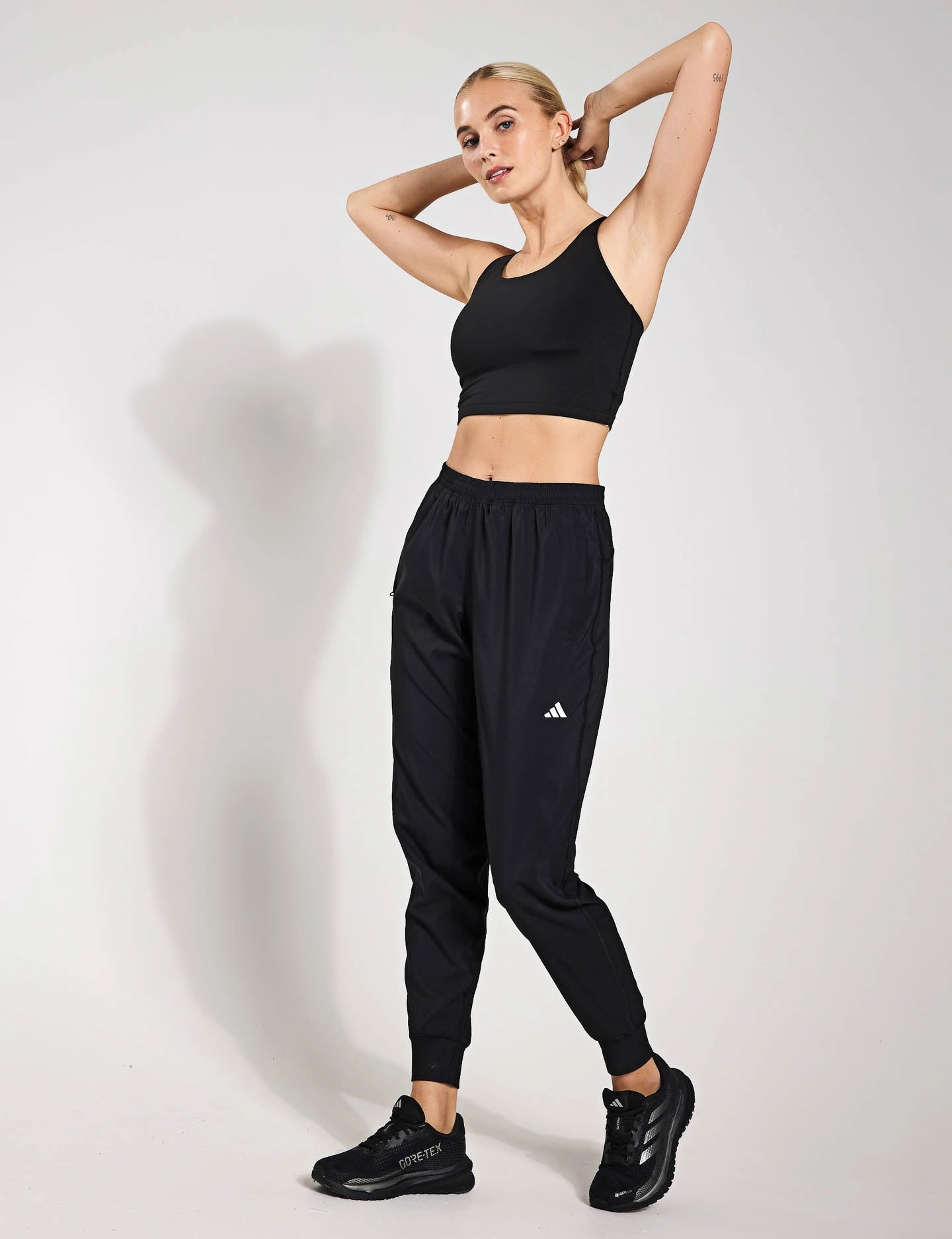 Own the Run Joggers - Black Abrasion Resistant Fabric Non Restrictive Fit