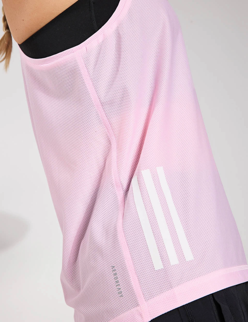 Own The Run Tank Top - Clear Pink high - power Elastic Free