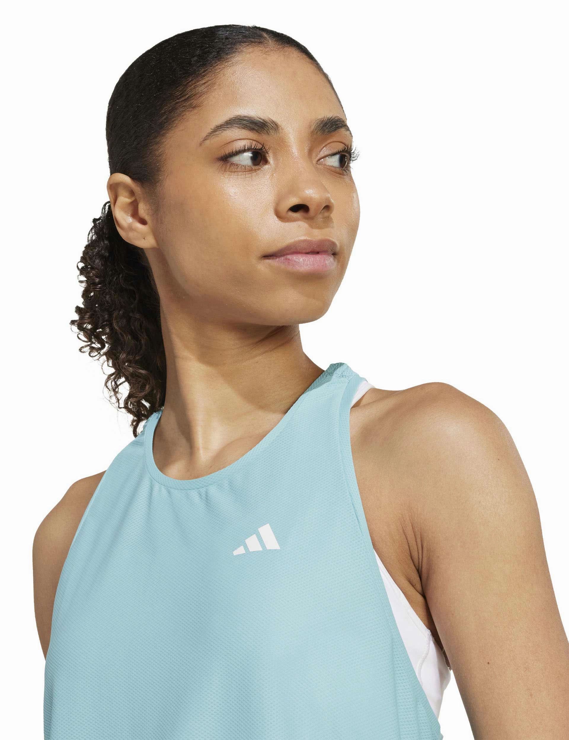 Anti Pill Technology Indoor Use Own The Run Tank Top - Mint Ton
