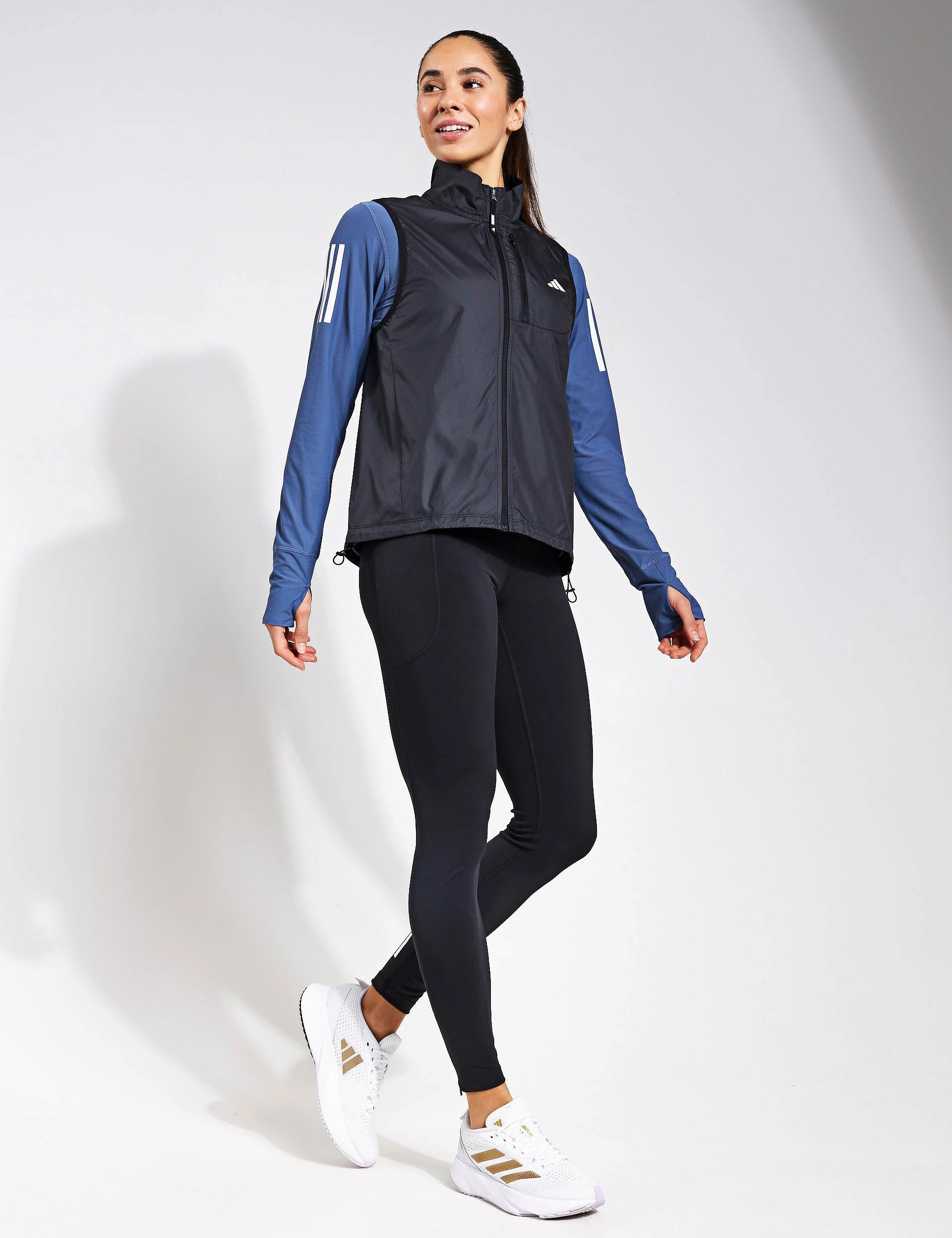 Fade Resistant All Ground Own the Run Vest - Black