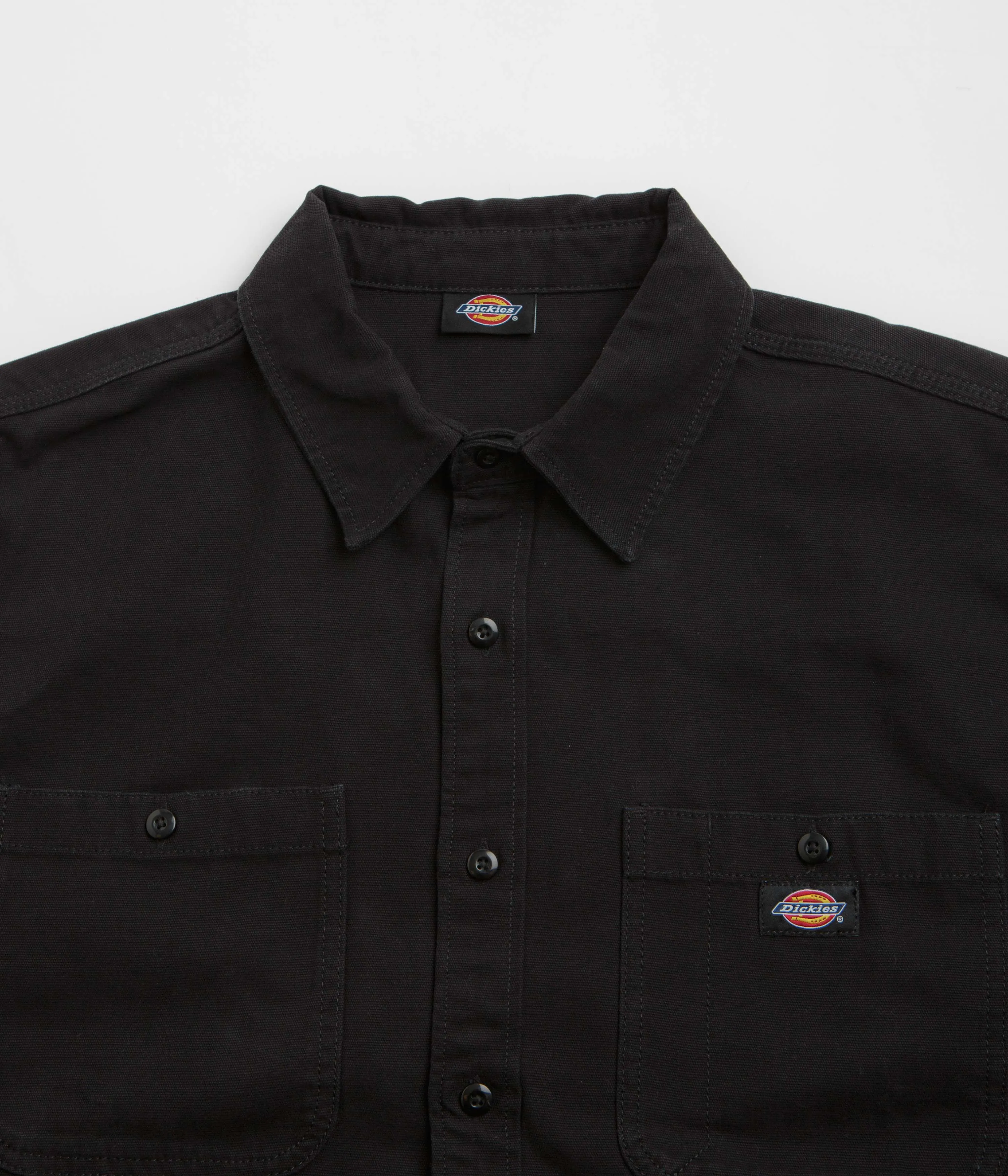 Dickies Canvas Shirt - Black Geometric Print