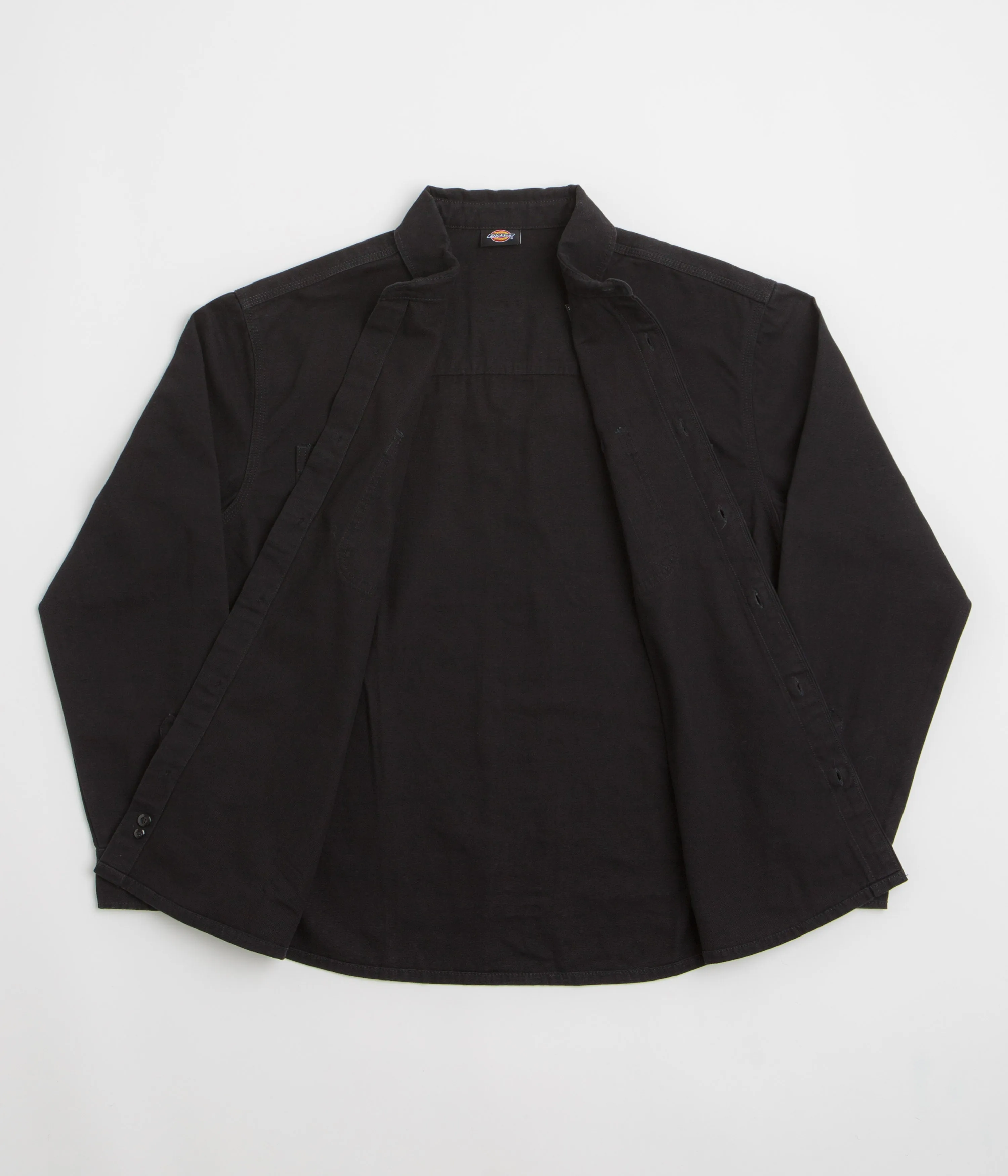 Dickies Canvas Shirt - Black Long Sleeve Comfort-First