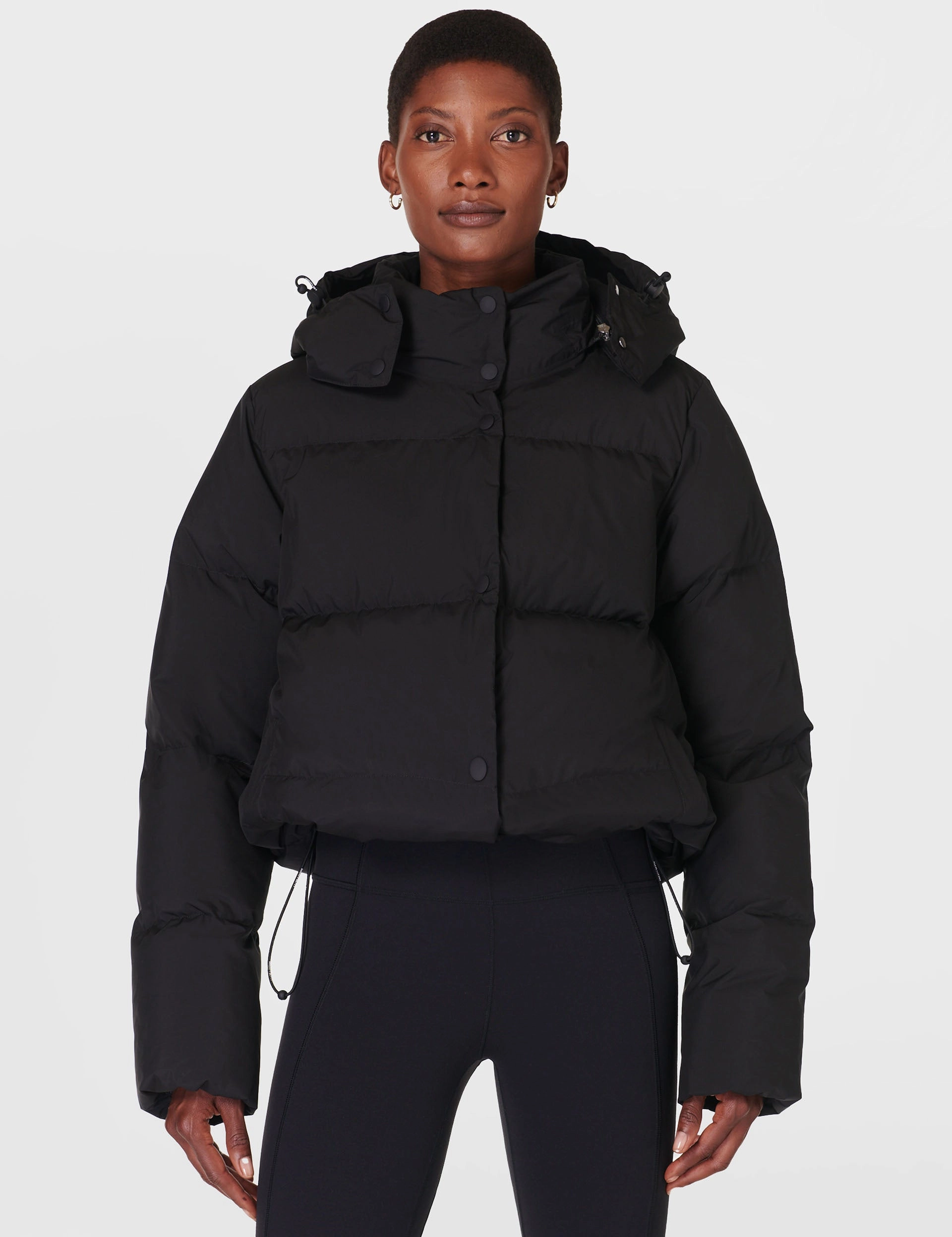 Nimbus Short Puffer - Black Flame retardant Light Diffusing Fabric