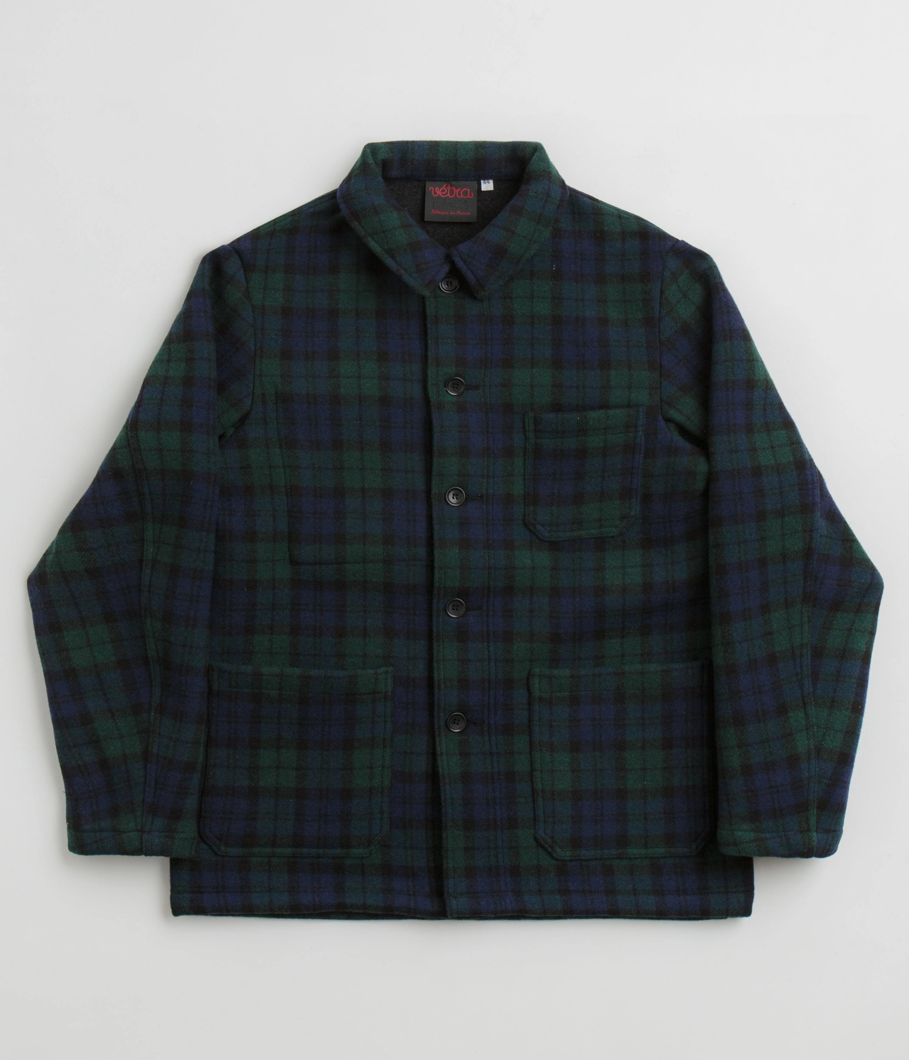 Belted Vetra No.4 Melton Workwear Jacket - Blackwatch