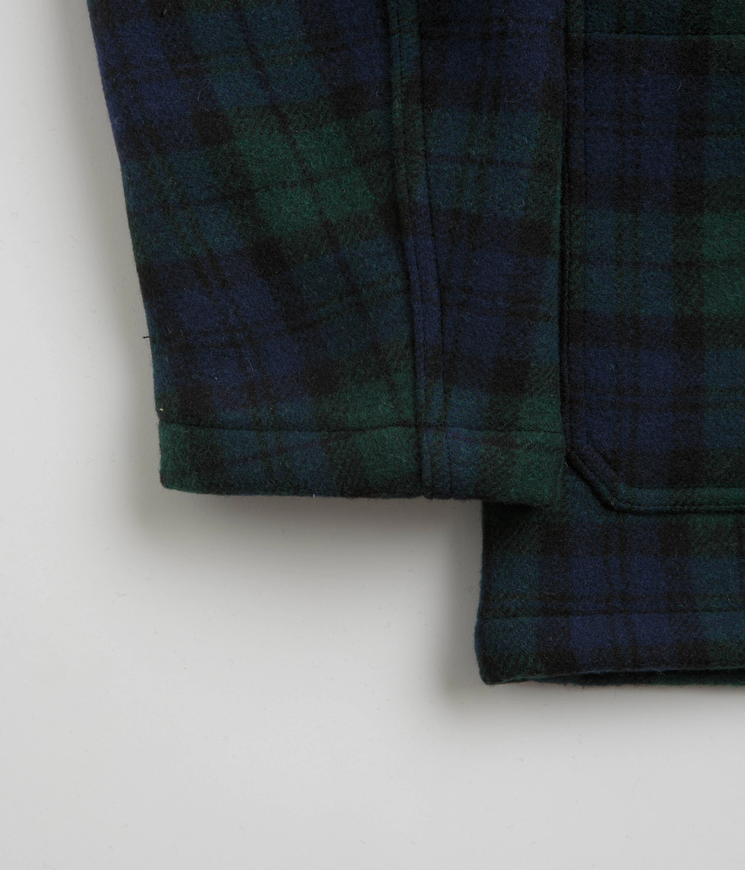 suitable for advertising campaigns Vetra No.4 Melton Workwear Jacket - Blackwatch
