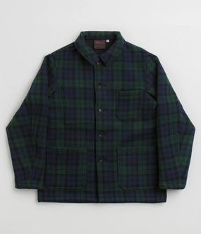 Belted Vetra No.4 Melton Workwear Jacket - Blackwatch