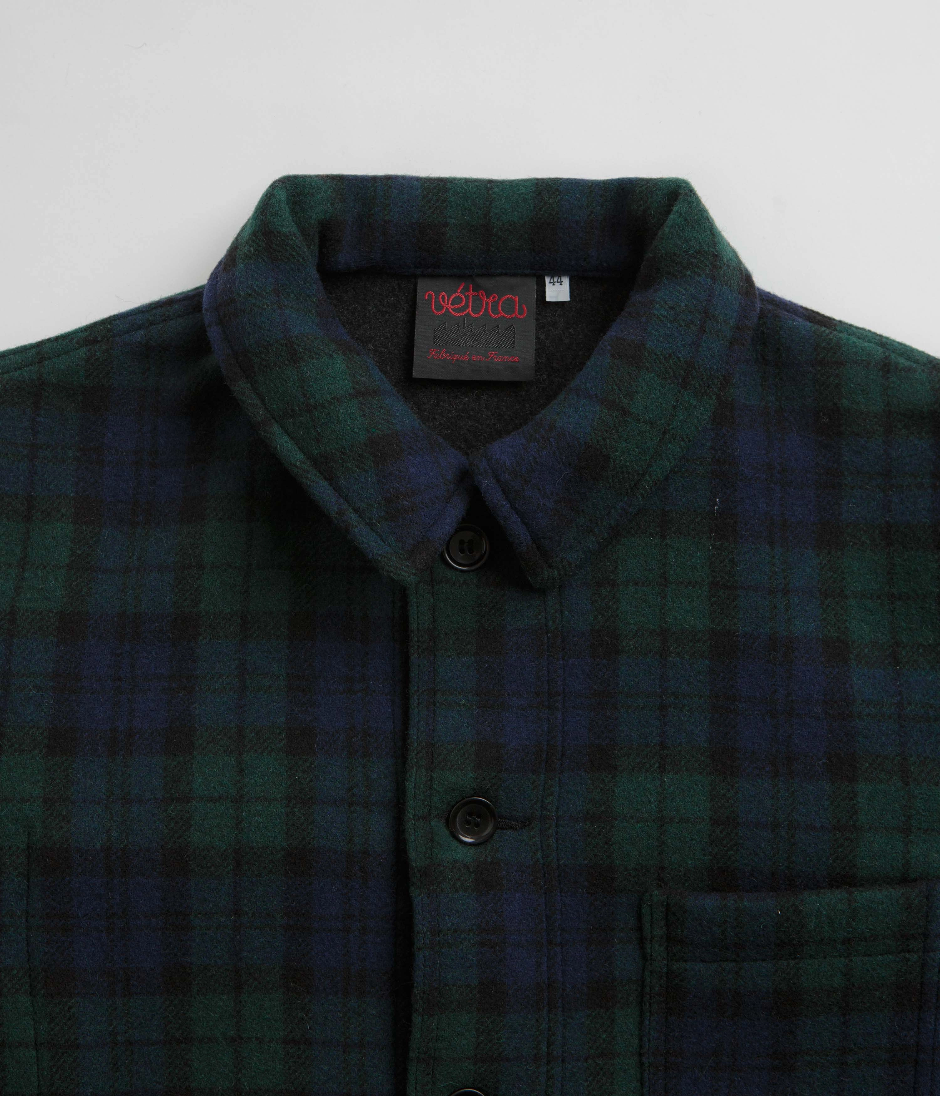 All weather Rugged Outerwear Vetra No.4 Melton Workwear Jacket - Blackwatch