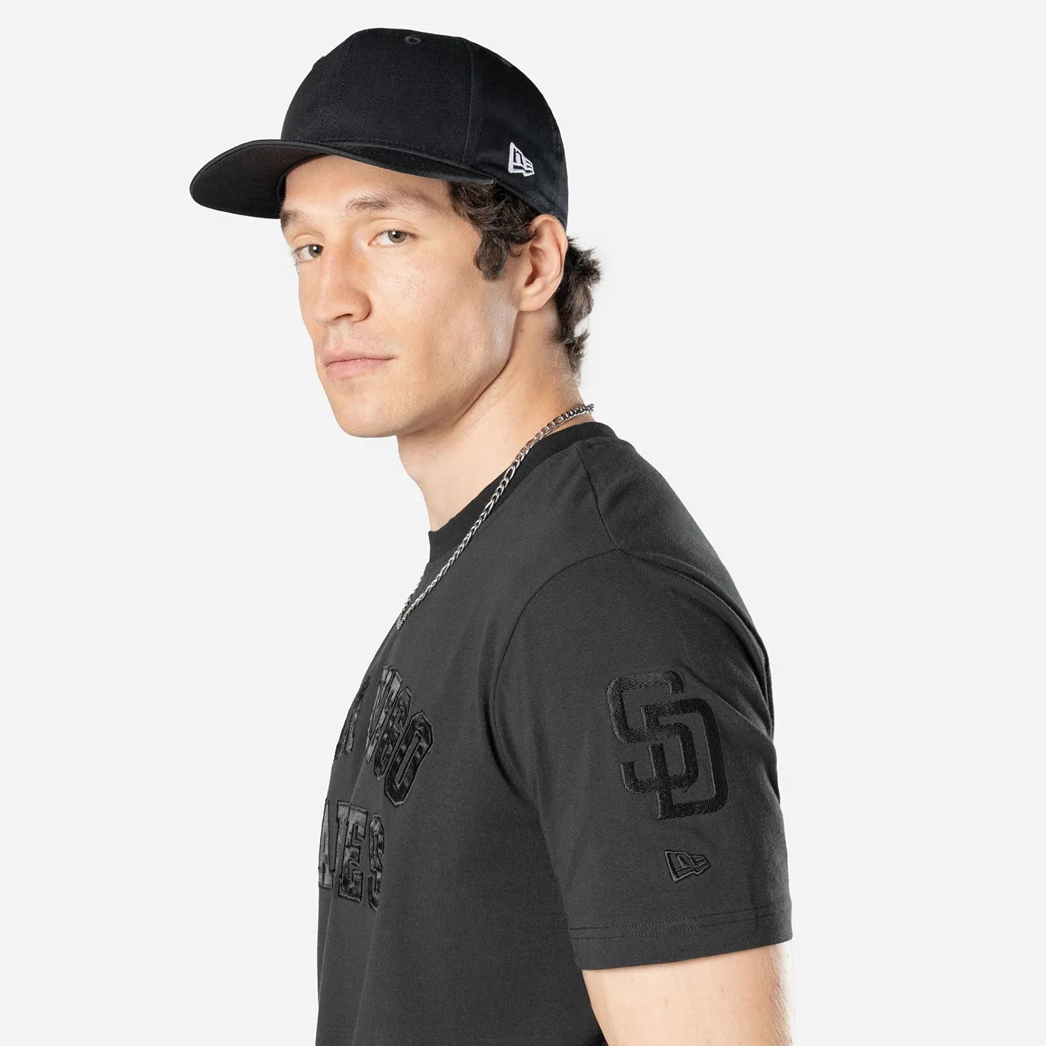 Padres Triple Black Tee - Mens Dry Touch
