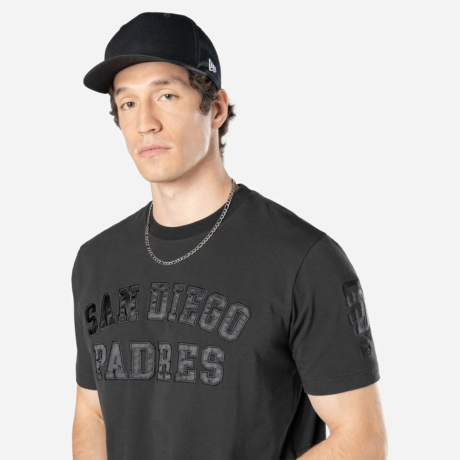 Padres Triple Black Tee - Mens StainRepellentSurface