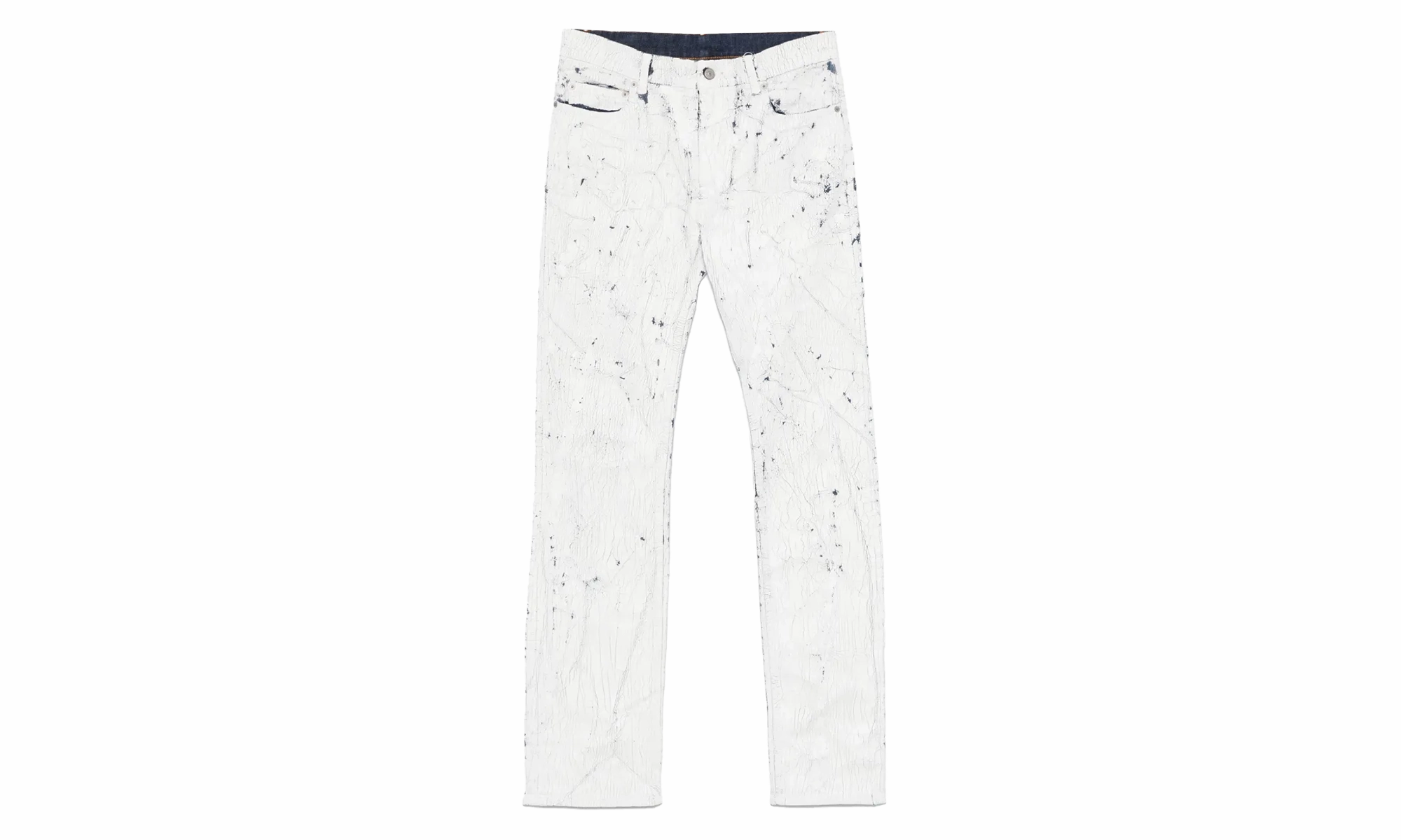 Painted Jeans "White" Slim Smooth Perfect For Daily