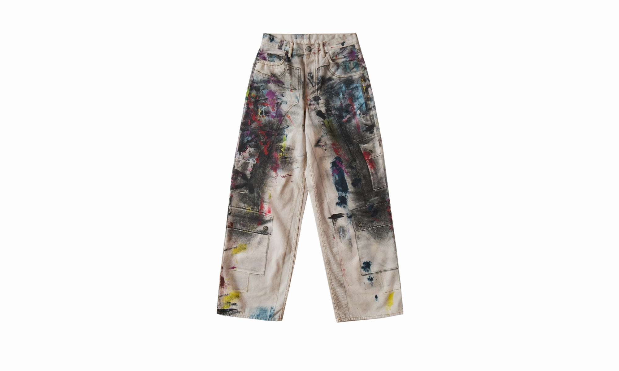 Painter Trompe L'oeil Jeans "White/Multi" Premium Outdoor Enthusiast