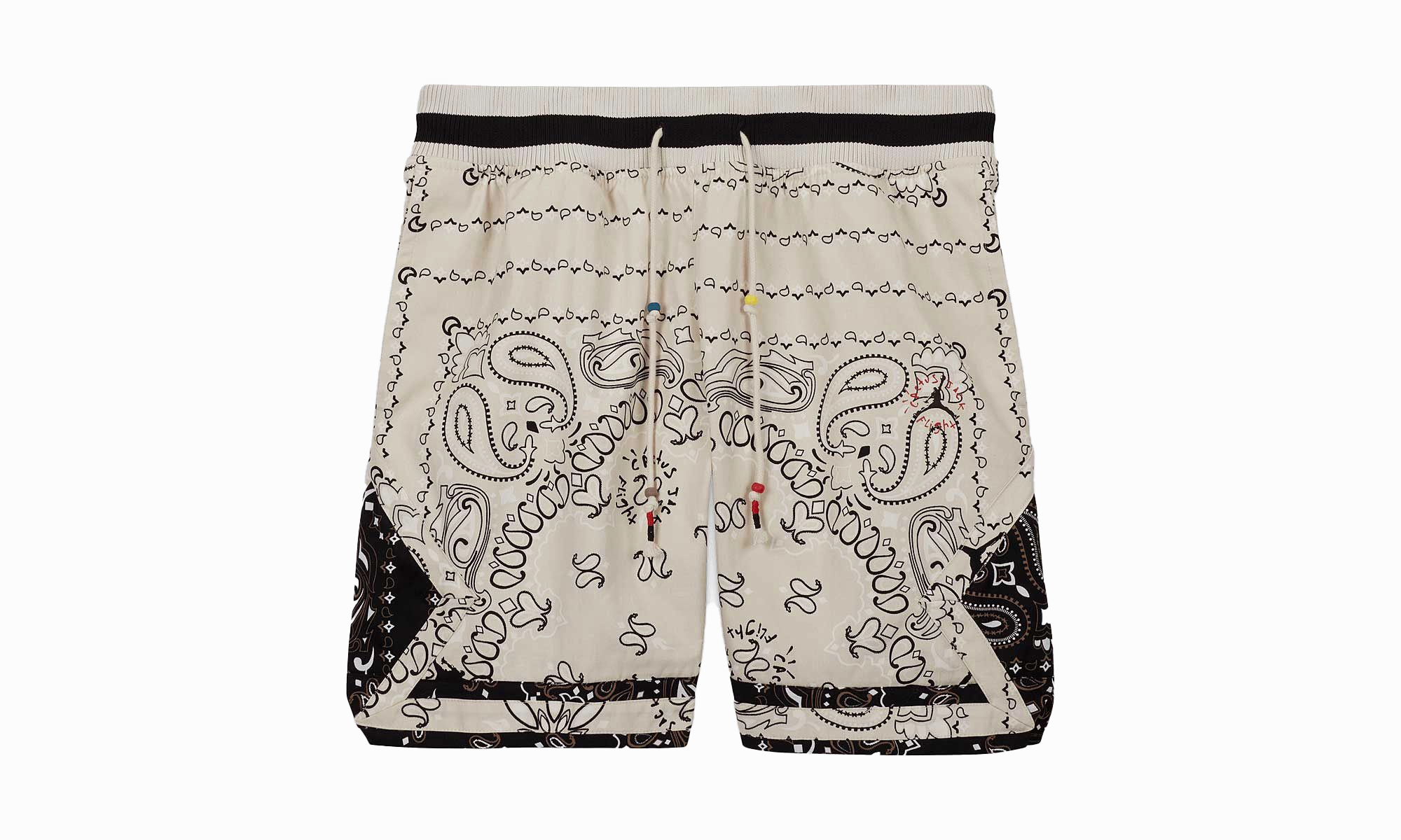 SmoothInnerLining PAISLEY SHORTS "White"