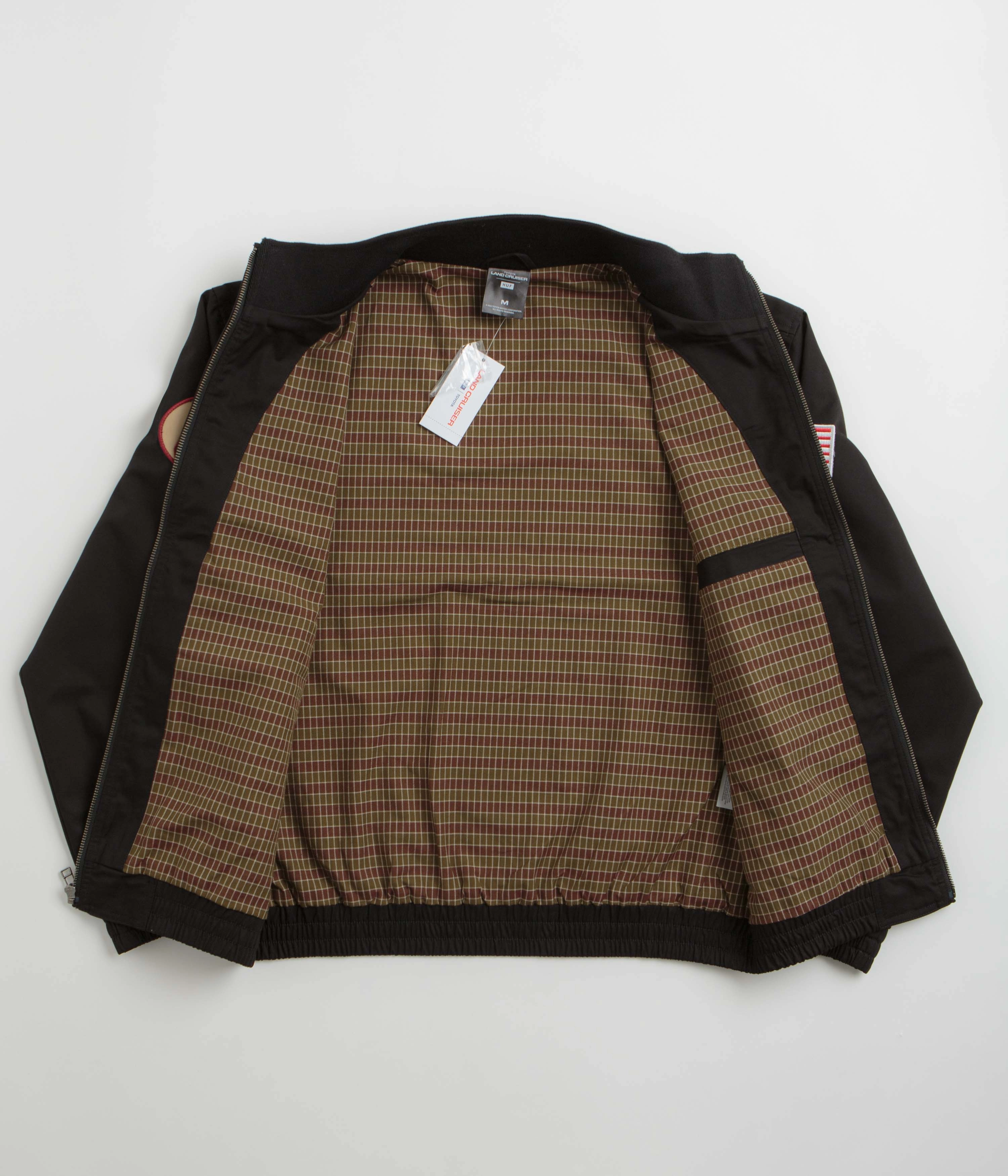 HUF x Toyota Overland Touring Jacket - Black Lightweight Waterproof
