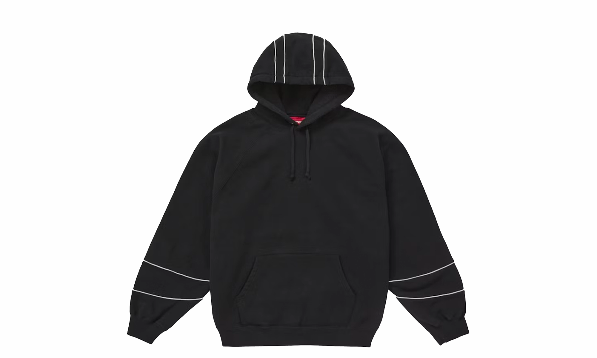Paneled Hoodie "SS 25 - Black"