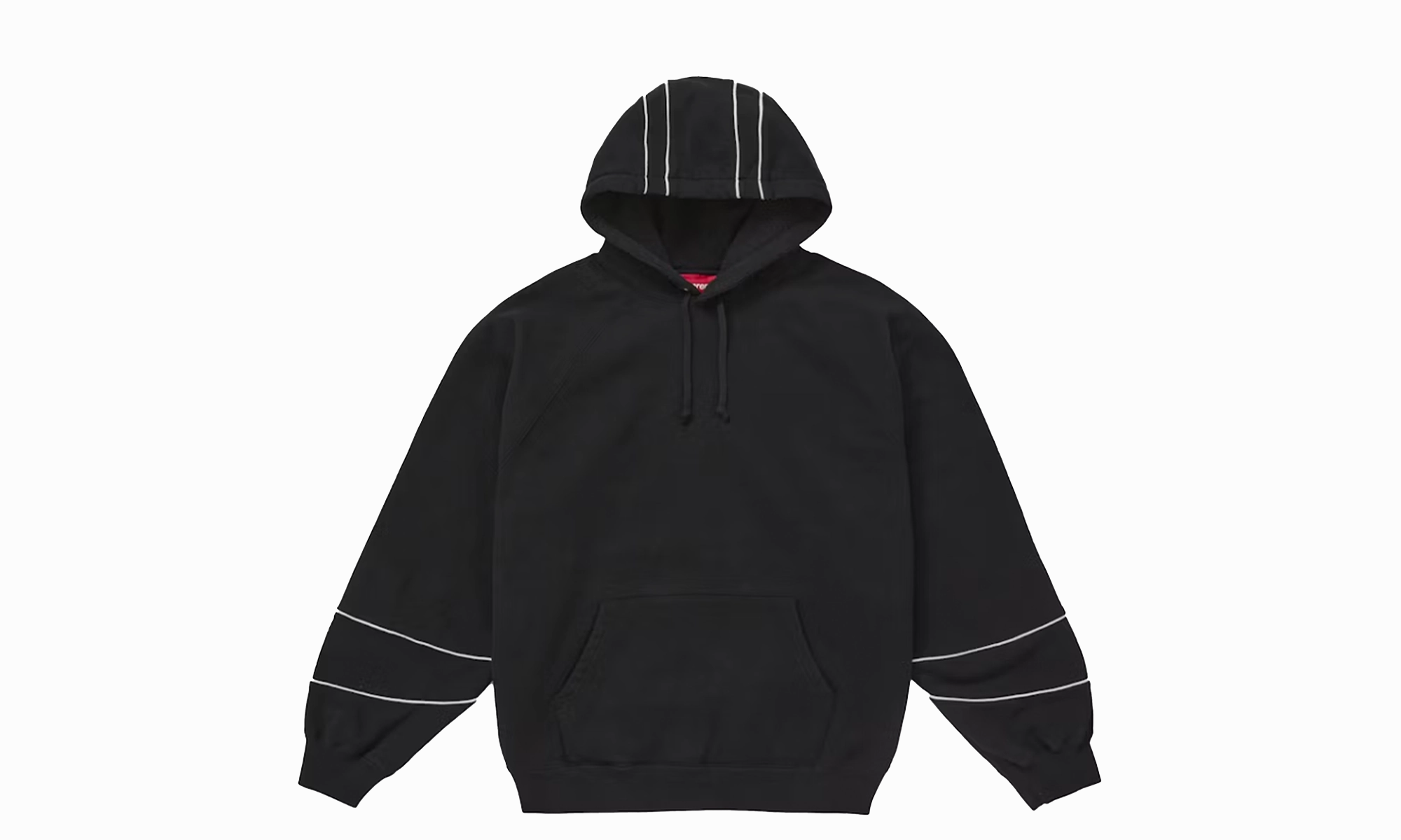Paneled Hoodie "SS 25 - Black"