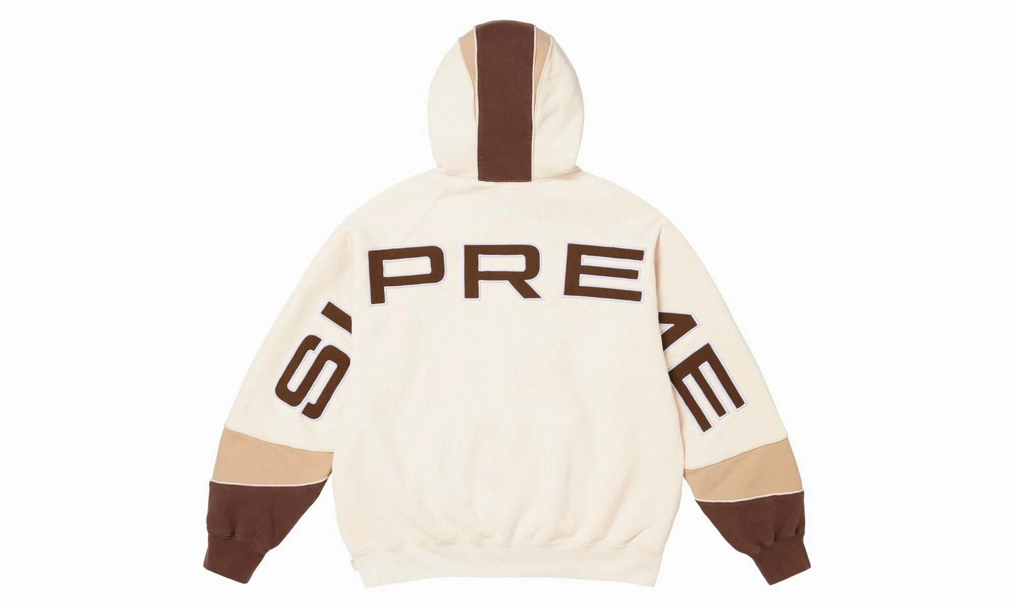 Paneled Hoodie "SS 25 - Natural"