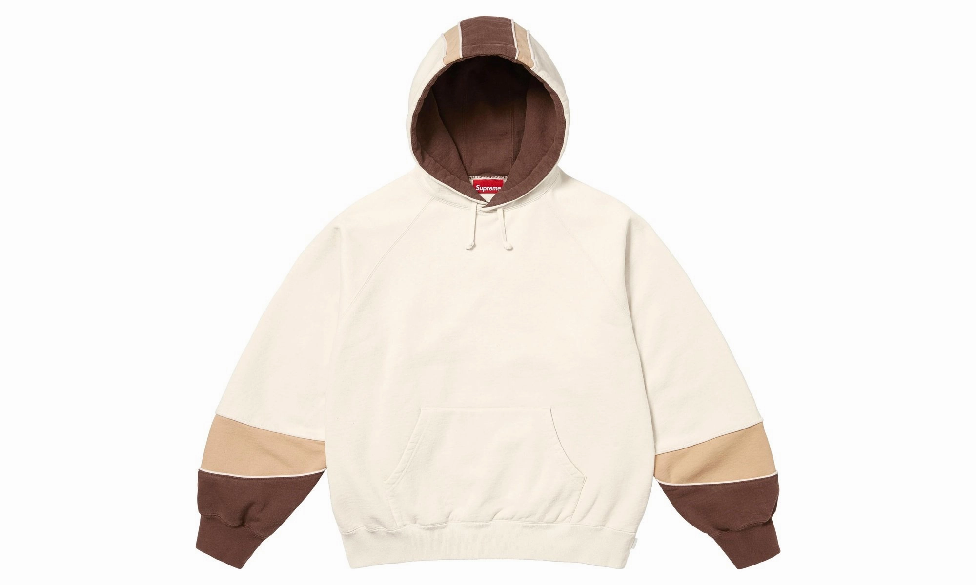Paneled Hoodie "SS 25 - Natural"
