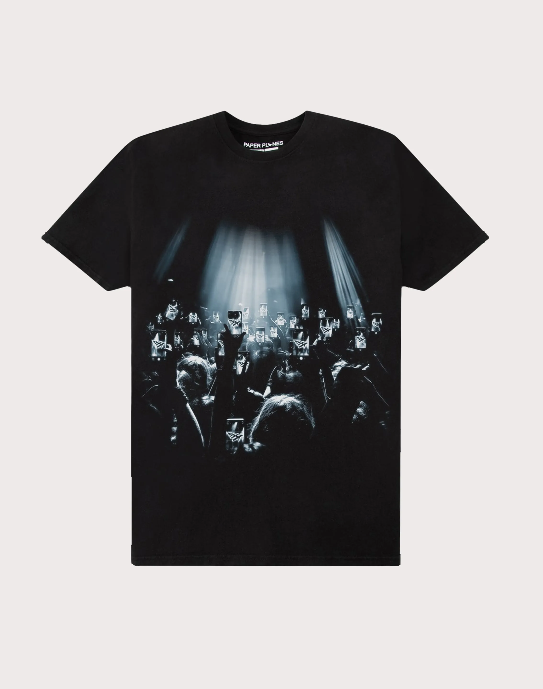 Paper Planes Ip Holdings Llc Concert Crowd Graphic Tee Sun Beam