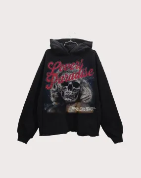 Reinforced Knees Sustainable production Paradise Lost Lovers Paradise Fleece Hoodie