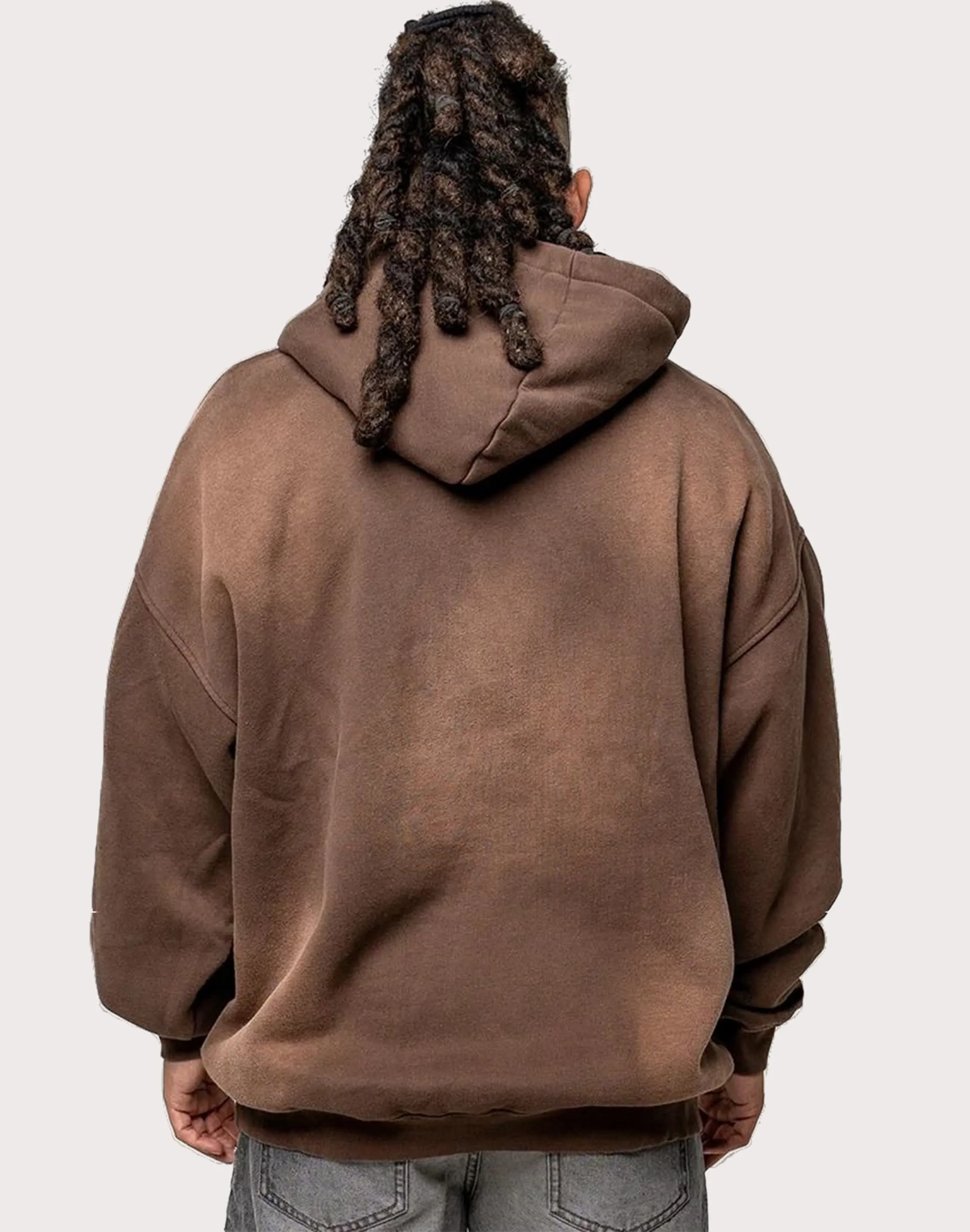 SplitHemDesign Spark Glow Paradise Lost Paradise Lost Tomorrow Is Never Promised Men's Brown Hoodie