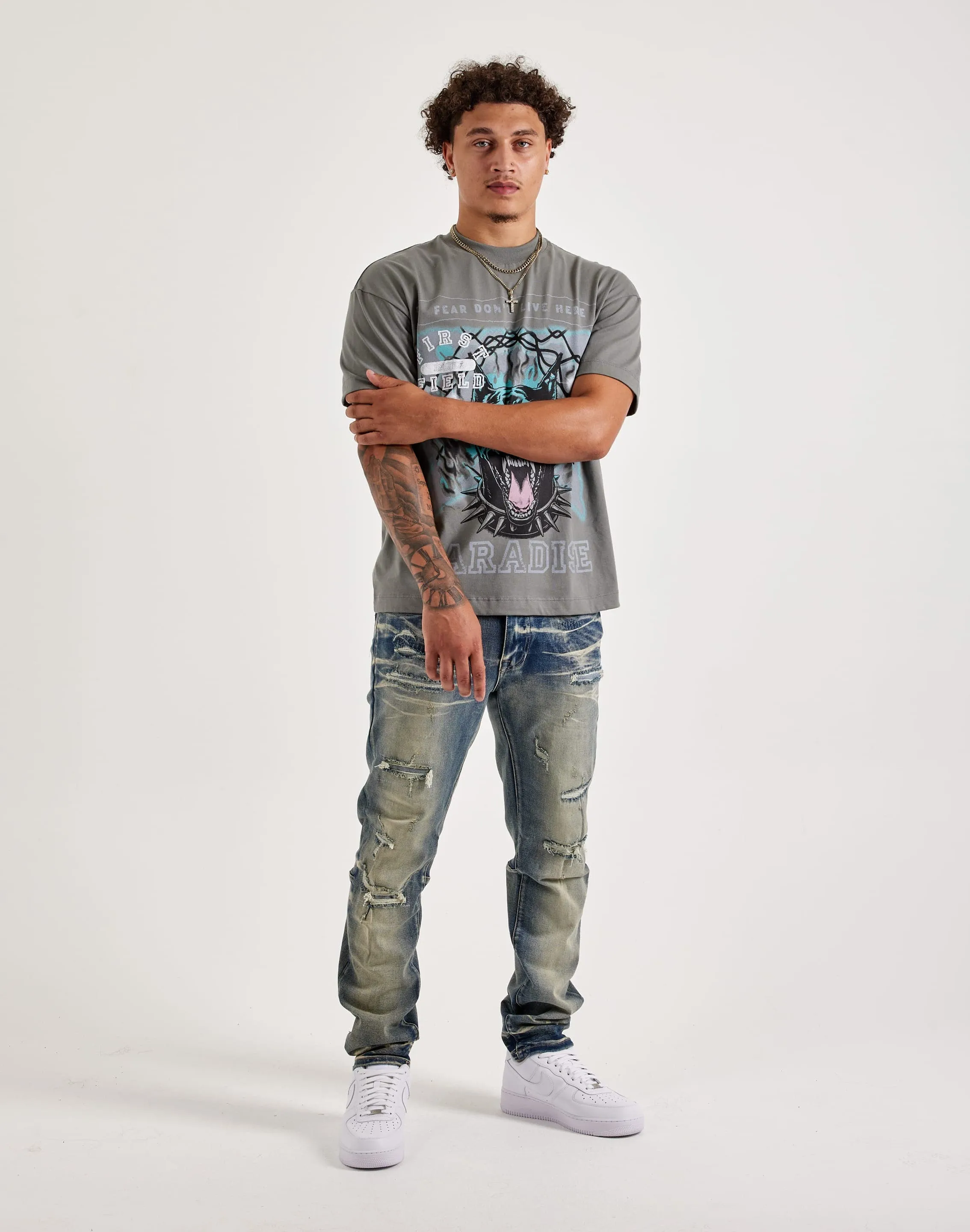 NonRestrictive Cut MultiDirectionalFlex Paradise Lost Stay Ready Tee