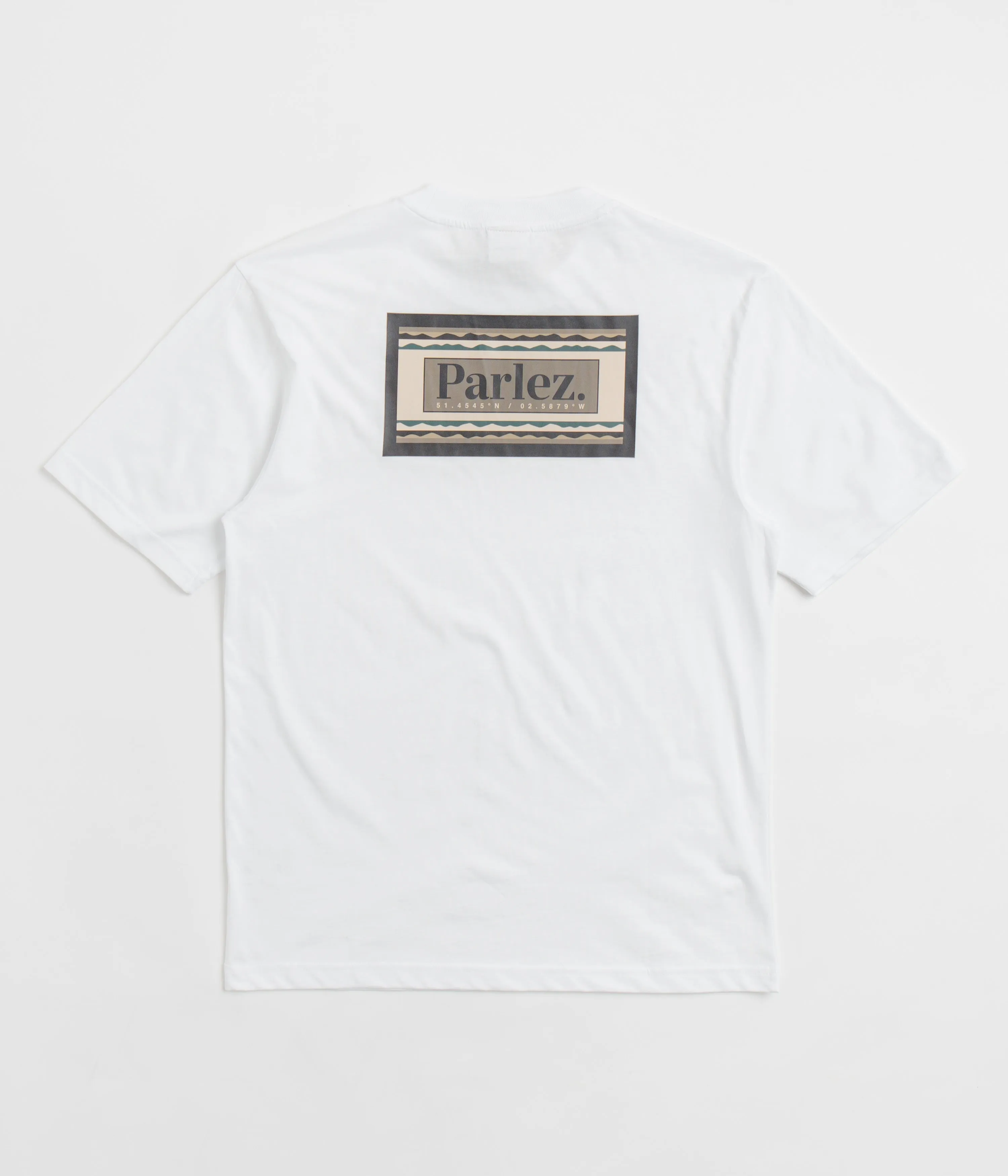 beaded hem Parlez Banos T-Shirt - White