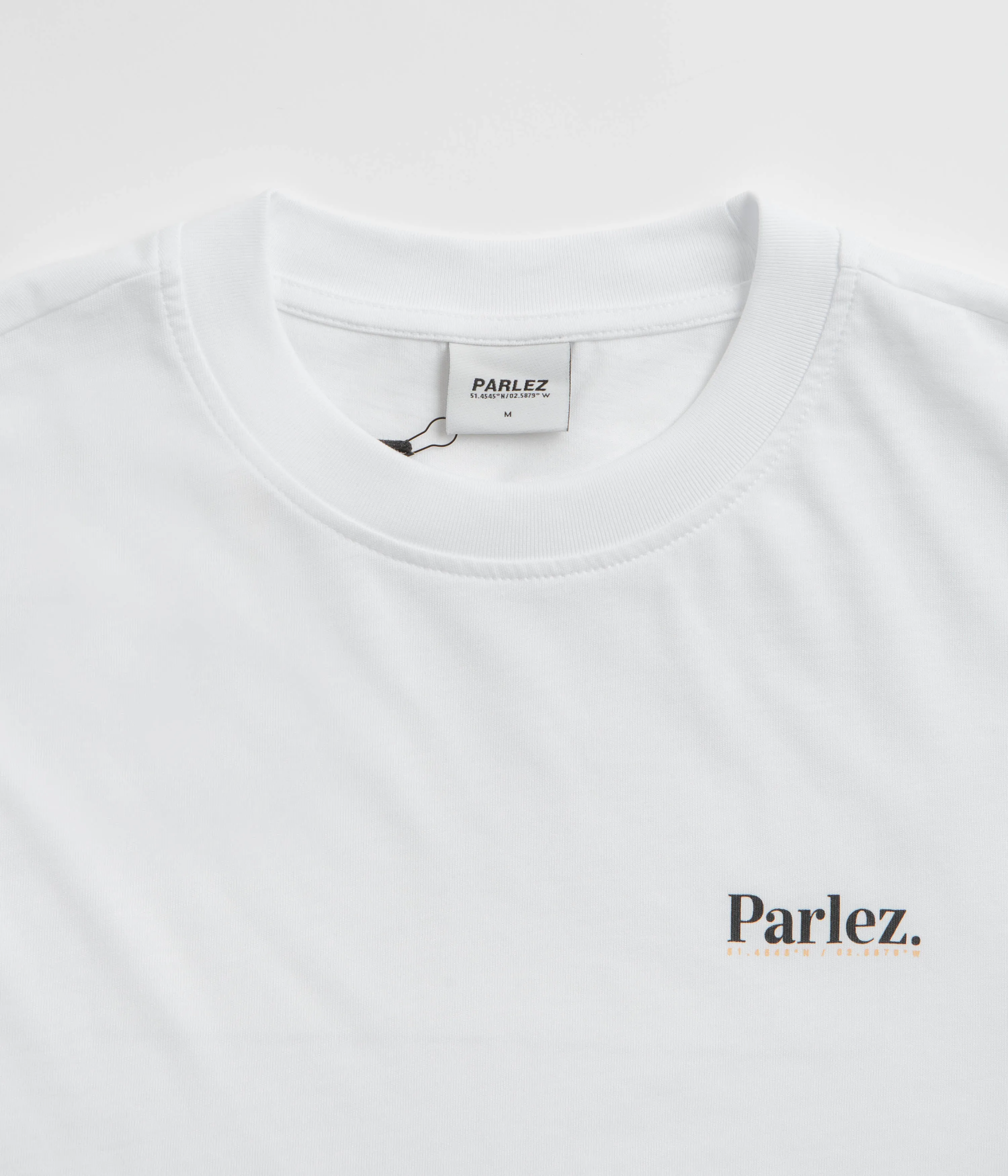slim fit Eco Friendly Parlez Banos T-Shirt - White