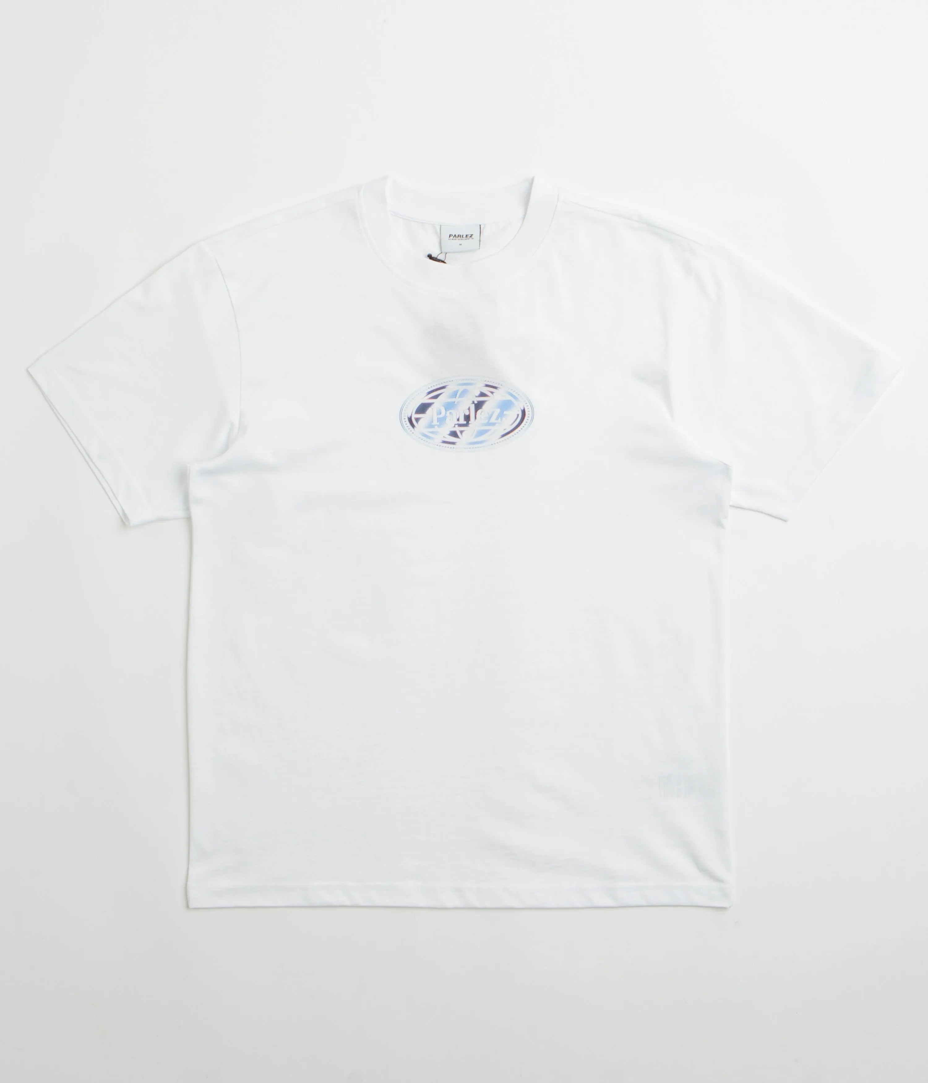 Parlez Chroma T-Shirt - White Checkered subtle hem