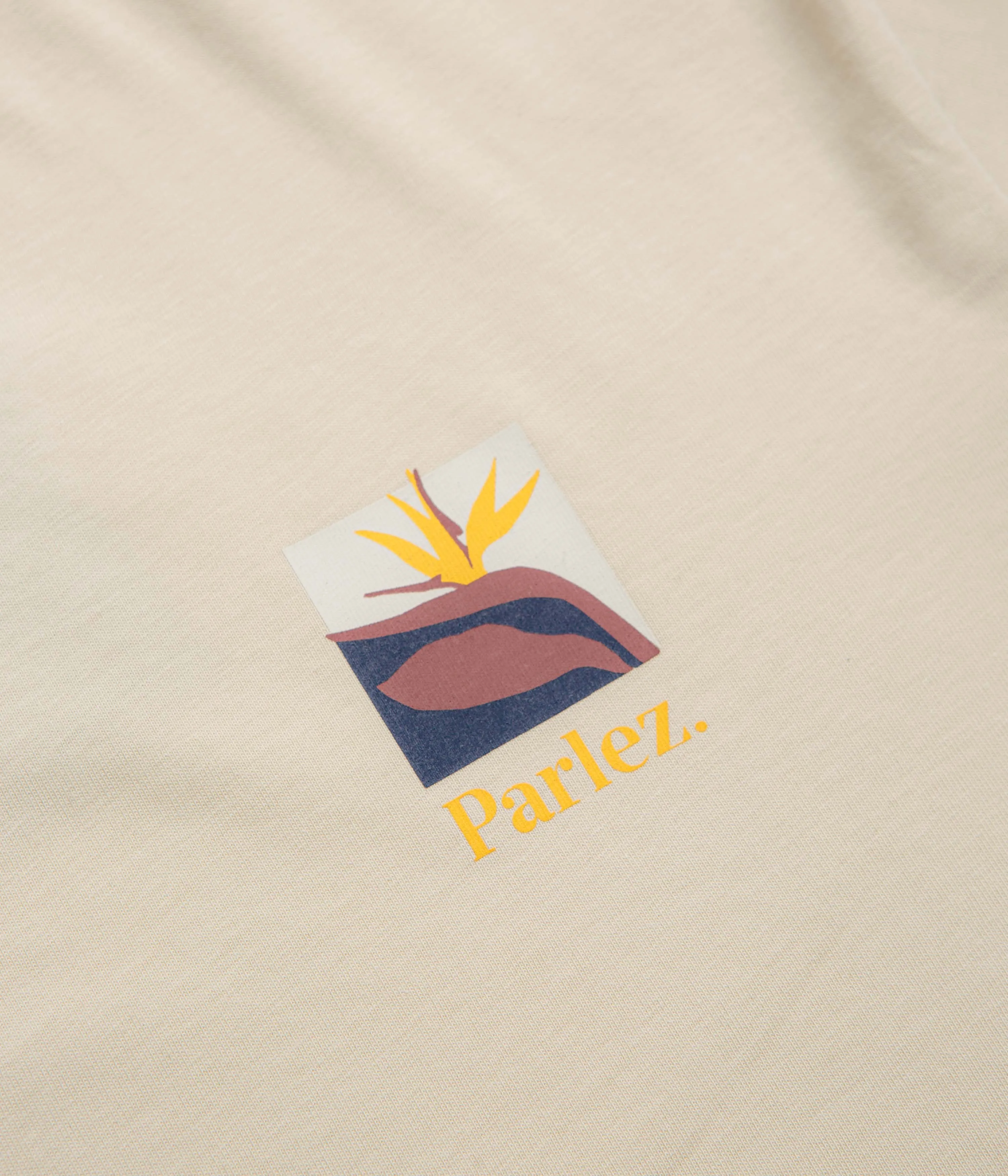Bright Hue Beach Wear Parlez Flora T-Shirt - Shell