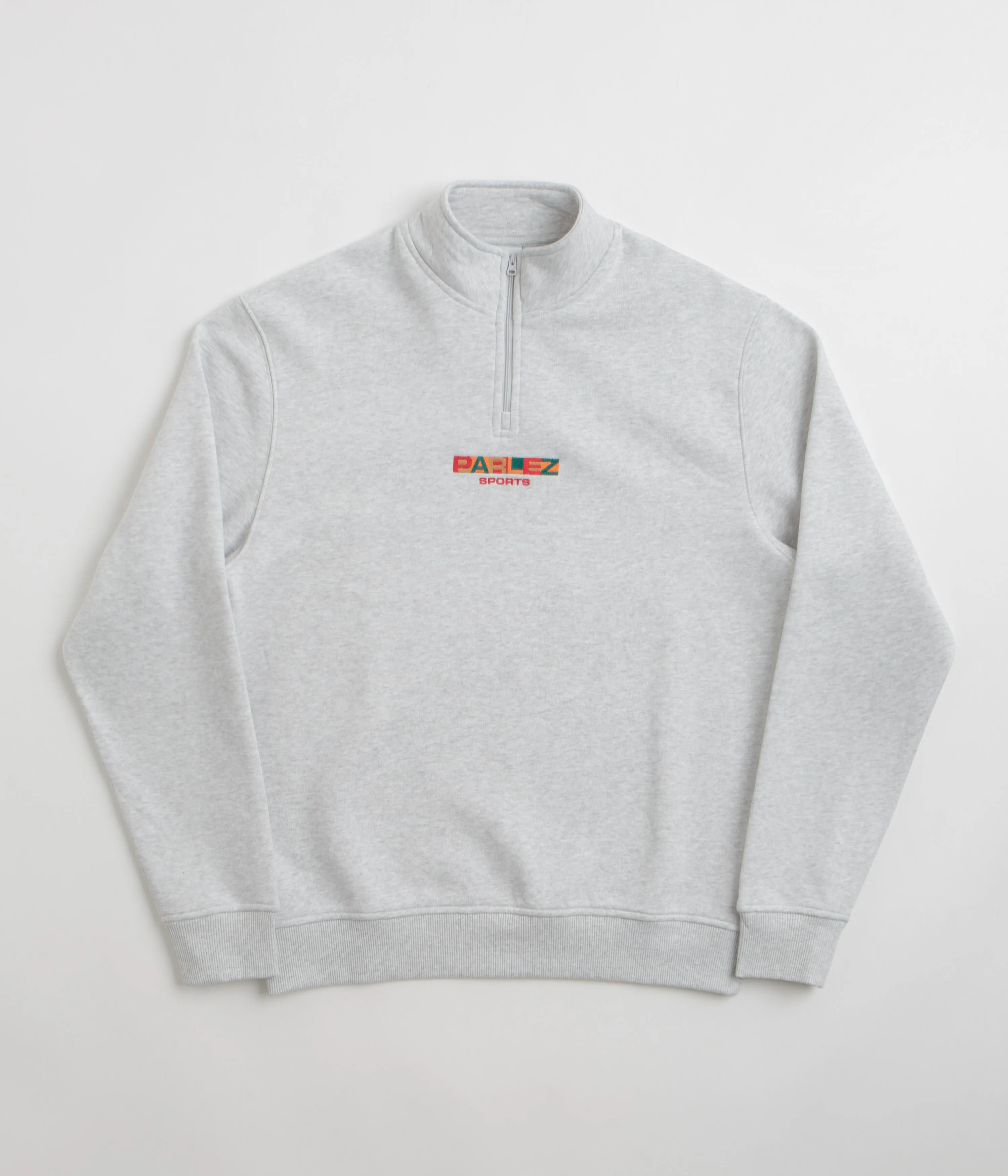 Parlez Ora 1/4 Zip Sweatshirt - Heather Athletic