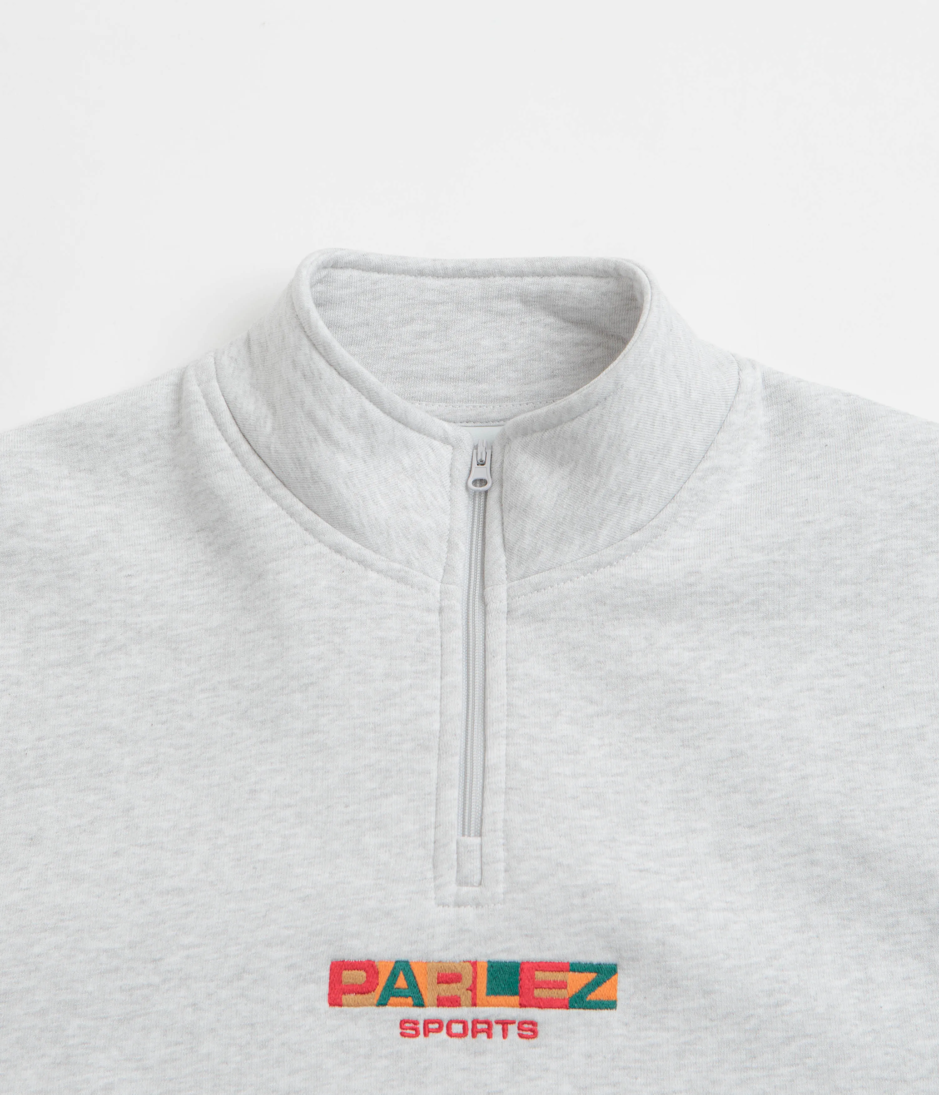 Parlez Ora 1/4 Zip Sweatshirt - Heather Odor Free Shiny Finish