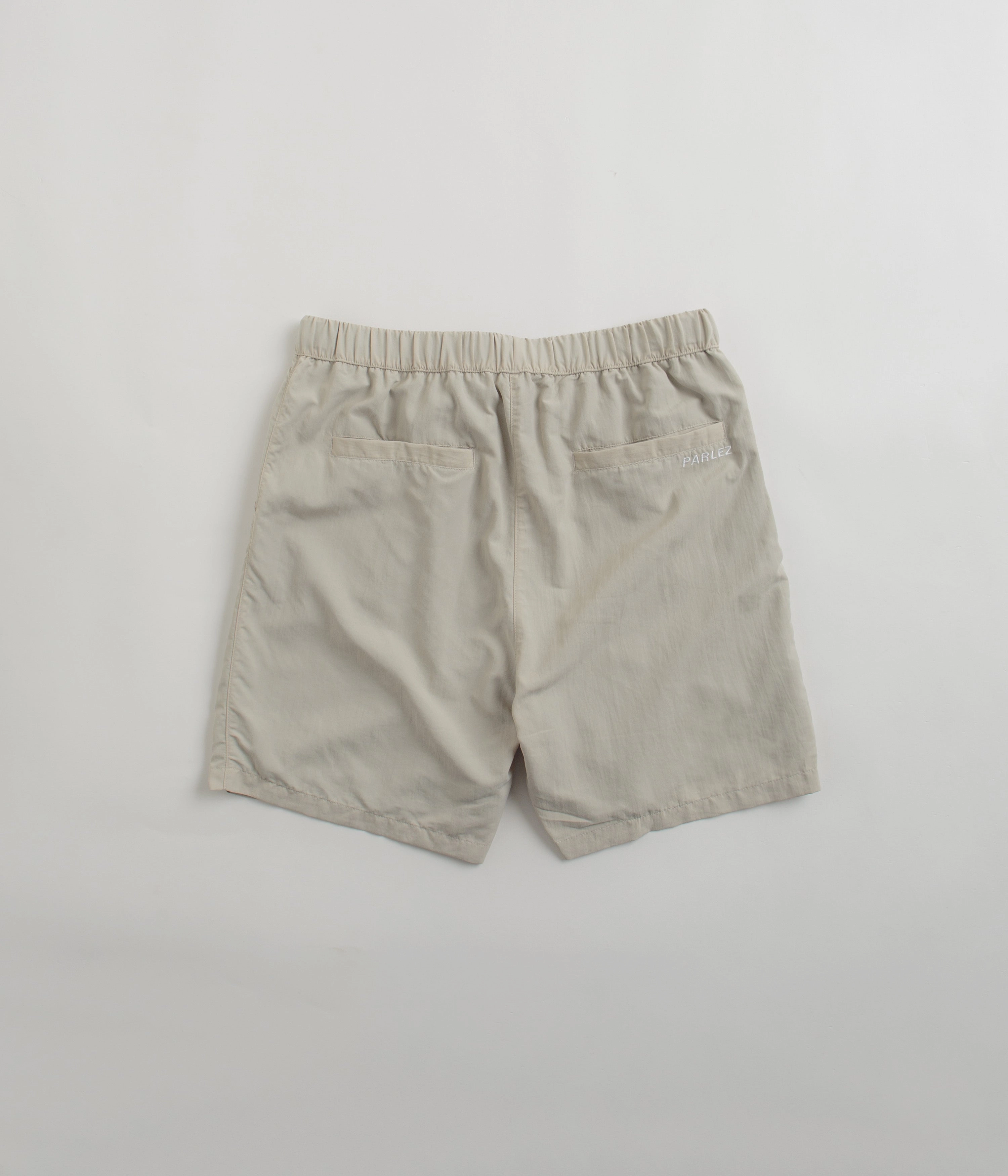 Quick Access Zip Pockets Anti Pill Surface Parlez Hage Shorts - Pebble Grey