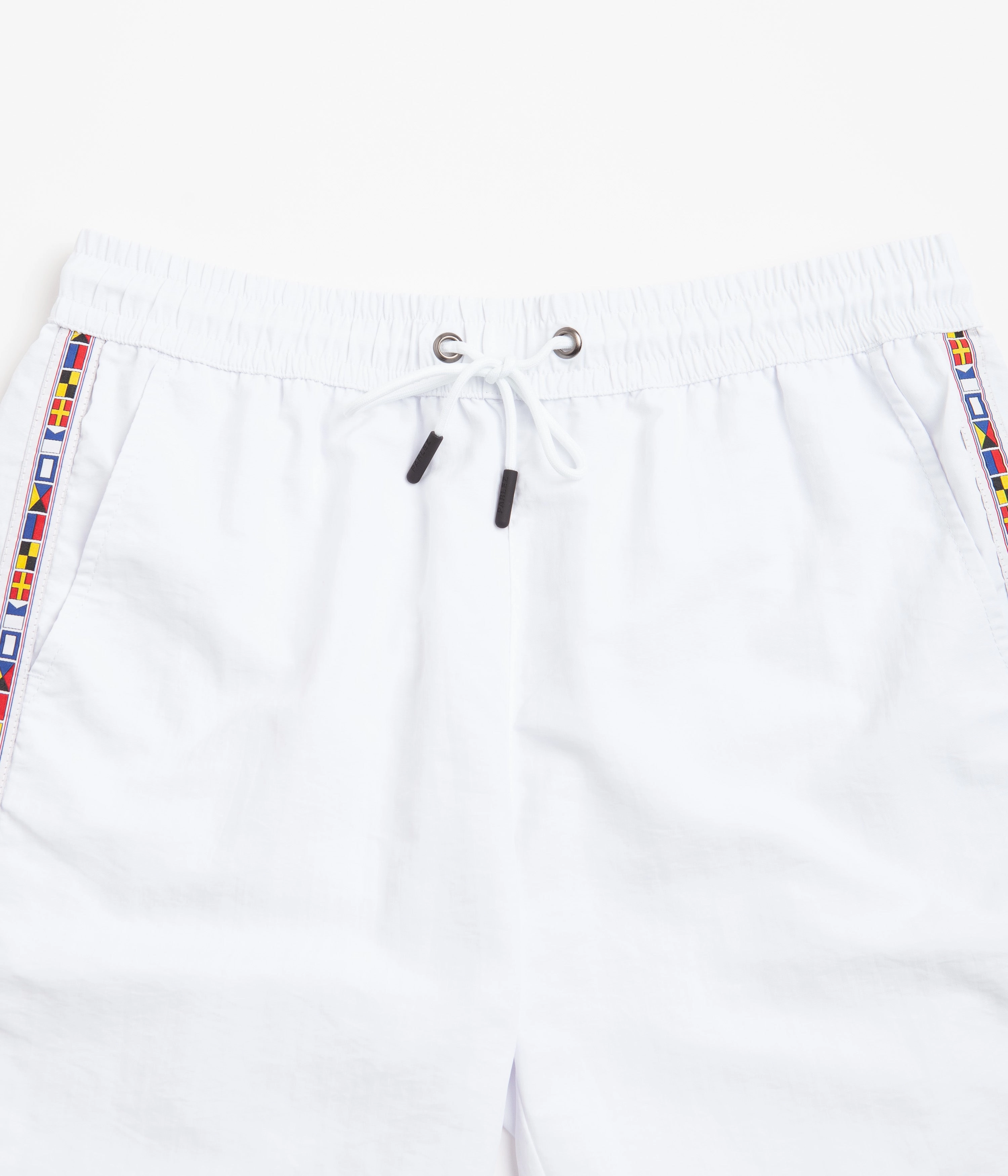 Parlez Mero Shorts - White Casual Elegance Fun Design