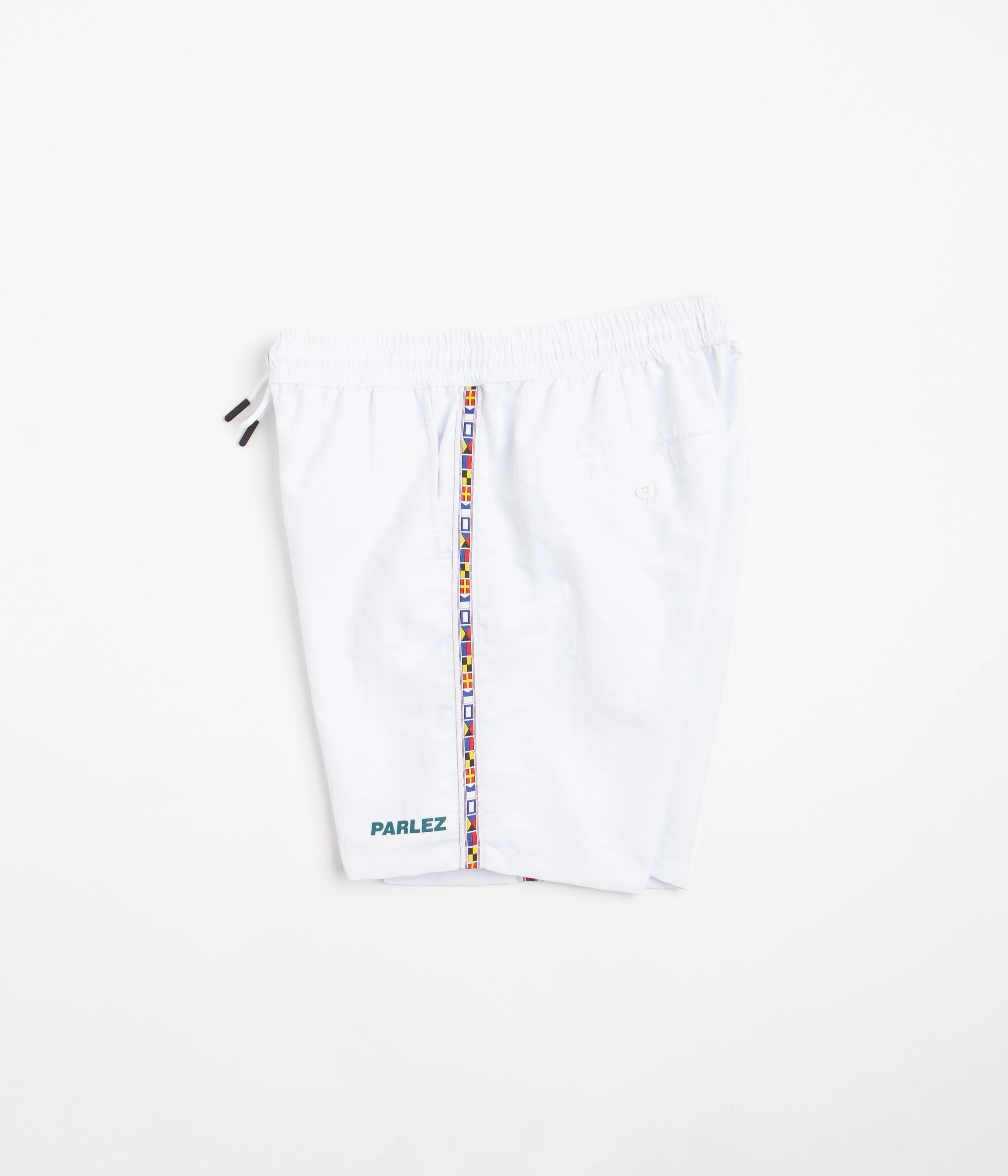 Parlez Mero Shorts - White Durable Weave Fabric