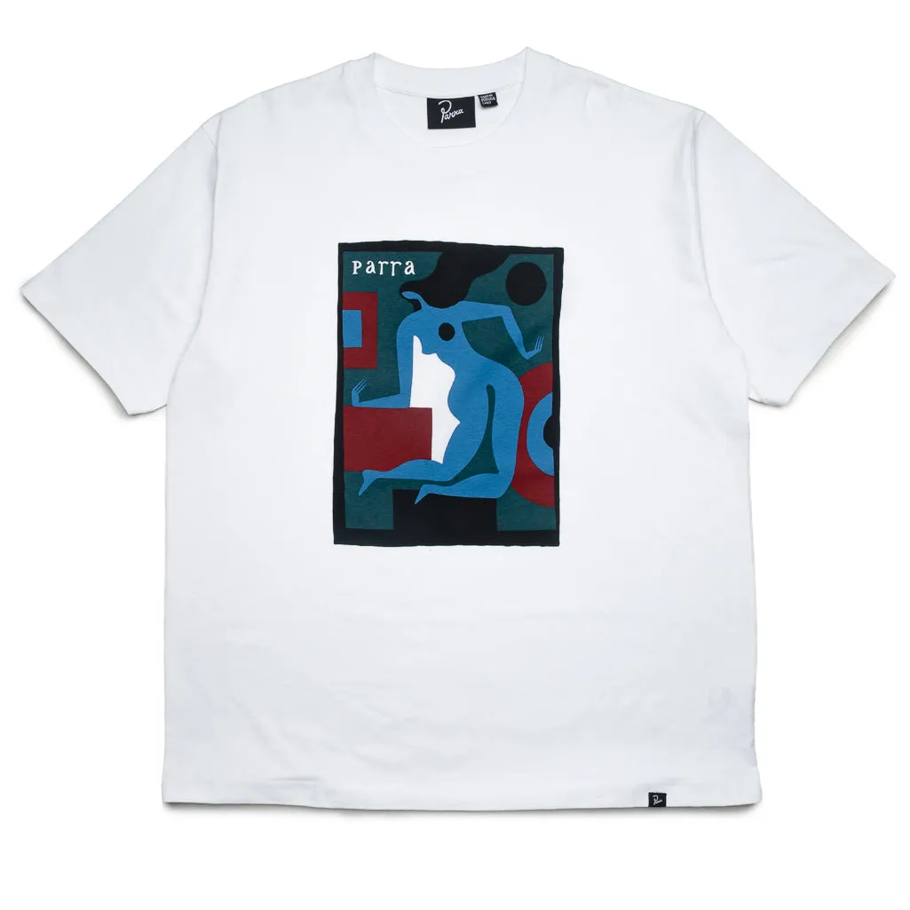 Parra Room Fever Tee - White windproof Camping site