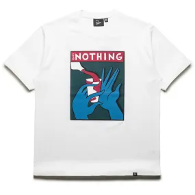 RV event neon hem Parra Super Nothing Tee - White