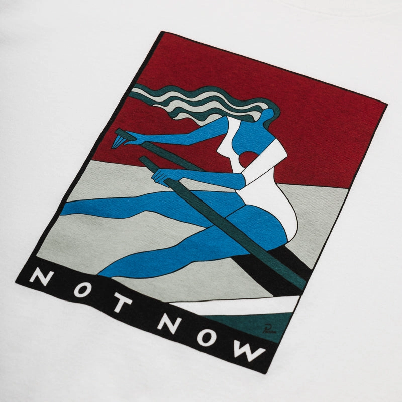 Parra Into Nowhere Tee - White Female design Maxi length