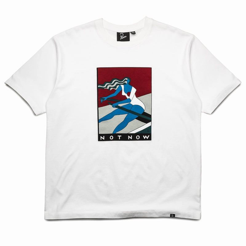 bottom Parra Into Nowhere Tee - White