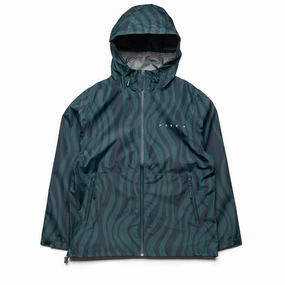 Hairspray MultiPocketDesign Parra Rain Flow Jacket - Green