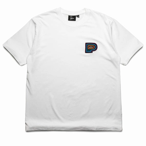 Parra Repeat Pea Tee - White sunglasses