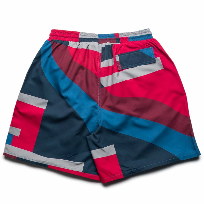 poolside gear Parra Vertical Forest Swim Shorts - Blue