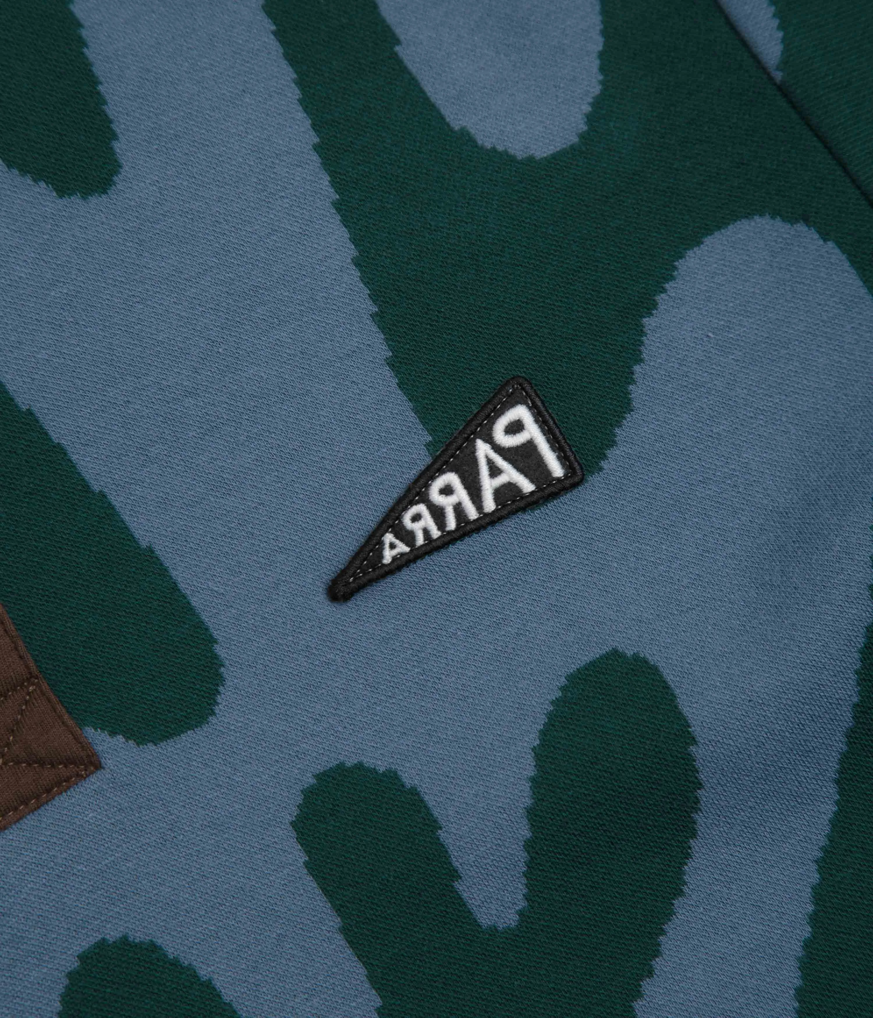 by Parra Splashed Polo Shirt - Pine Green Networking Session