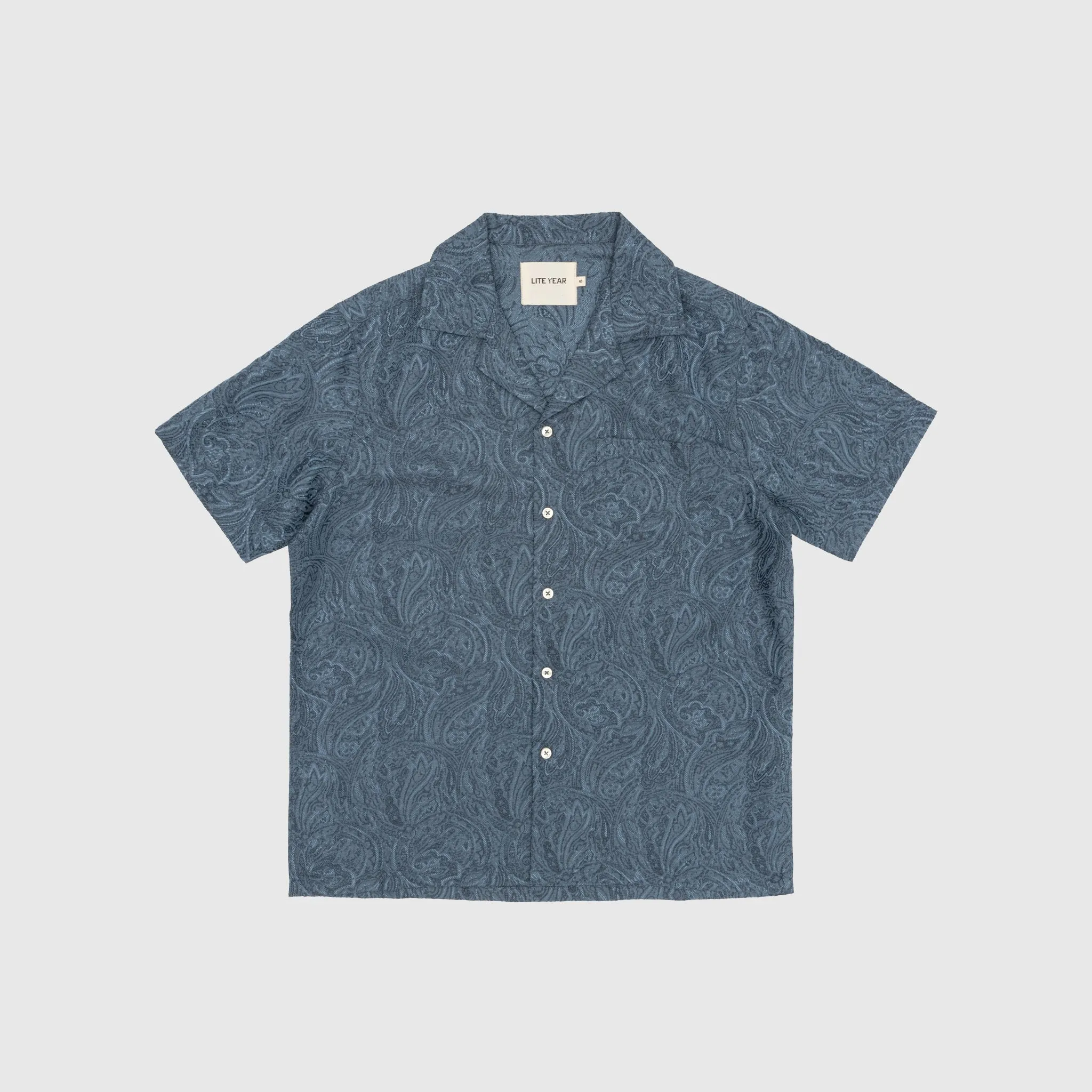 CAMP COLLAR S/S SHIRT Sophisticated Elegance