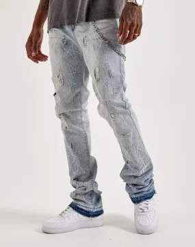 BreathableMesh WAIMEA Stacked Star Jeans