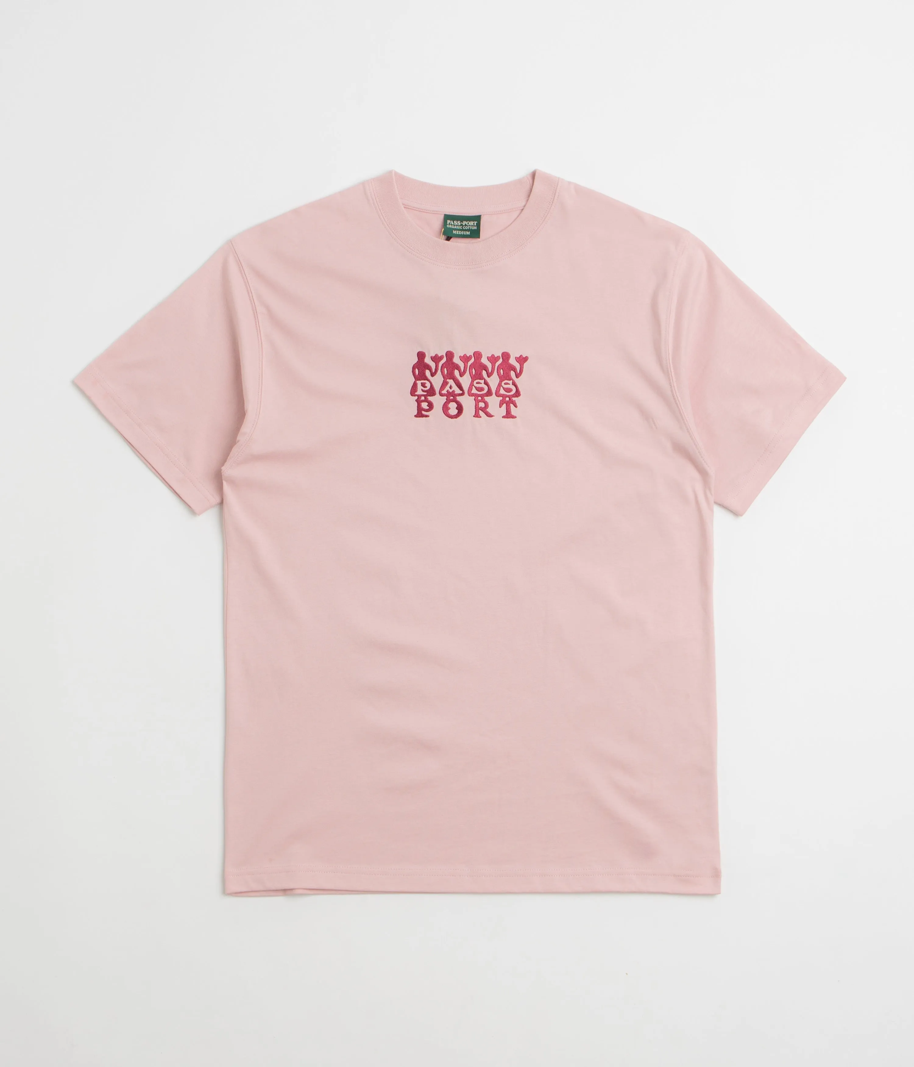 cycling event Pass Port 4 Flowers Organic T-Shirt - Dusty Pink