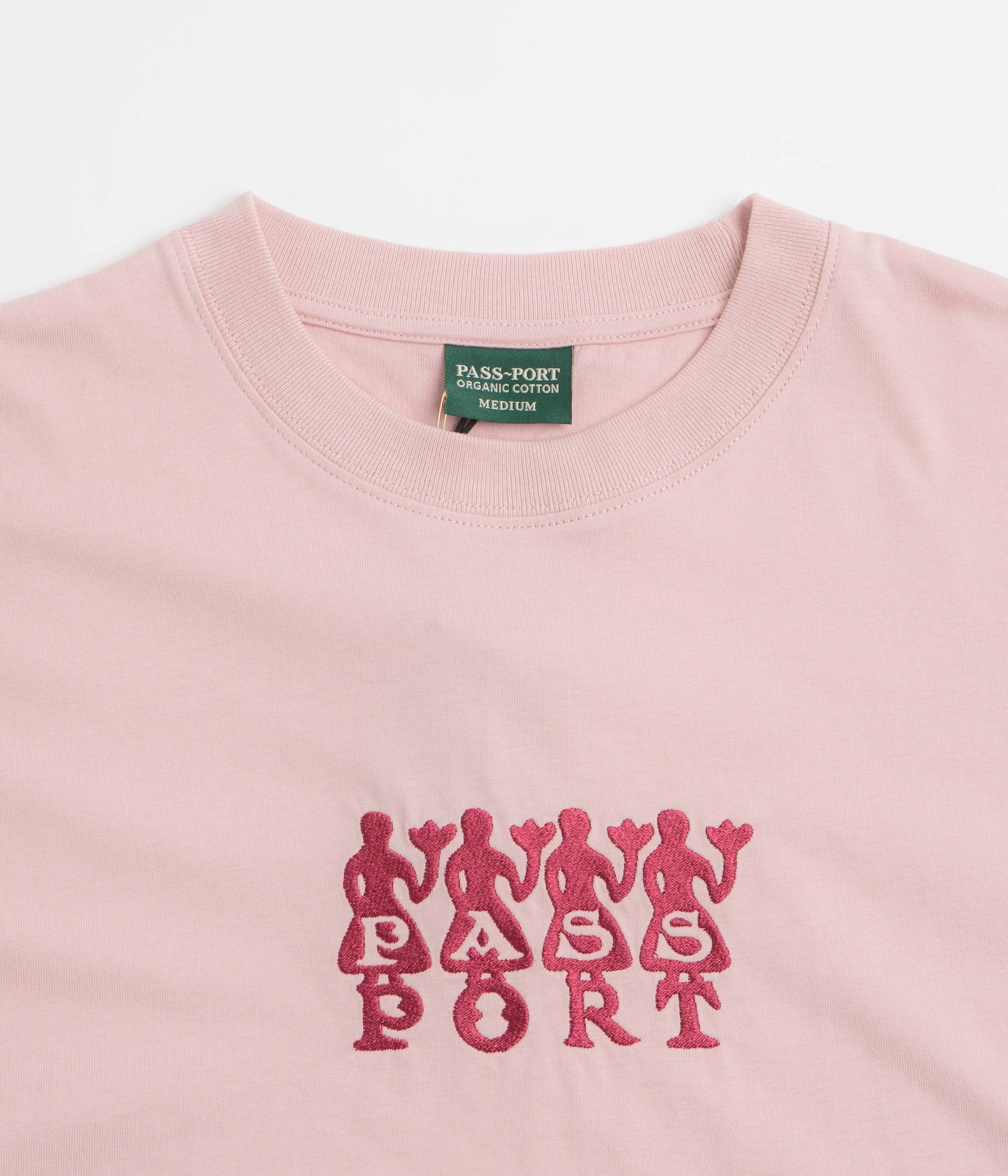 Pass Port 4 Flowers Organic T-Shirt - Dusty Pink Belts